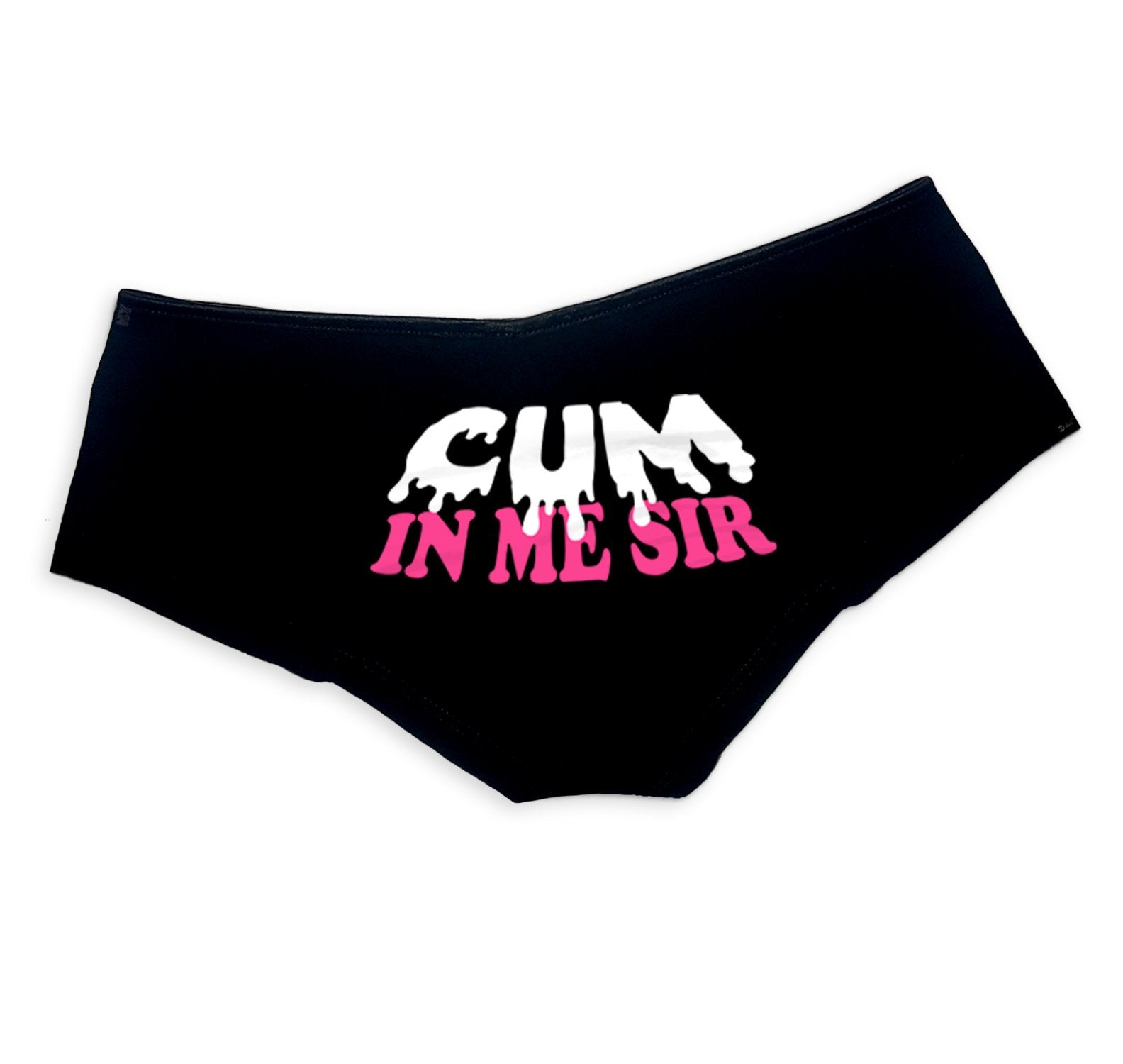 Cum In Me Sir Panties - Sexy DDLG Boyshort Underwear for Women