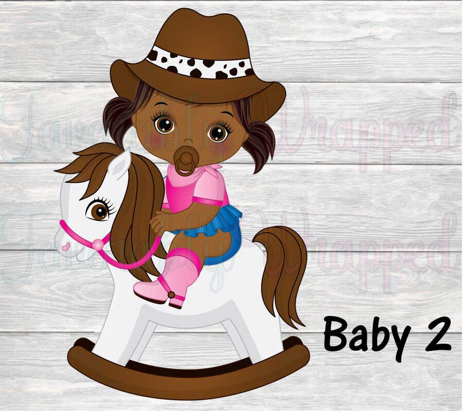 Its A Girl Baby Shower Honey Bun Wrapper - Toy Story Themed Personalized Wrappers