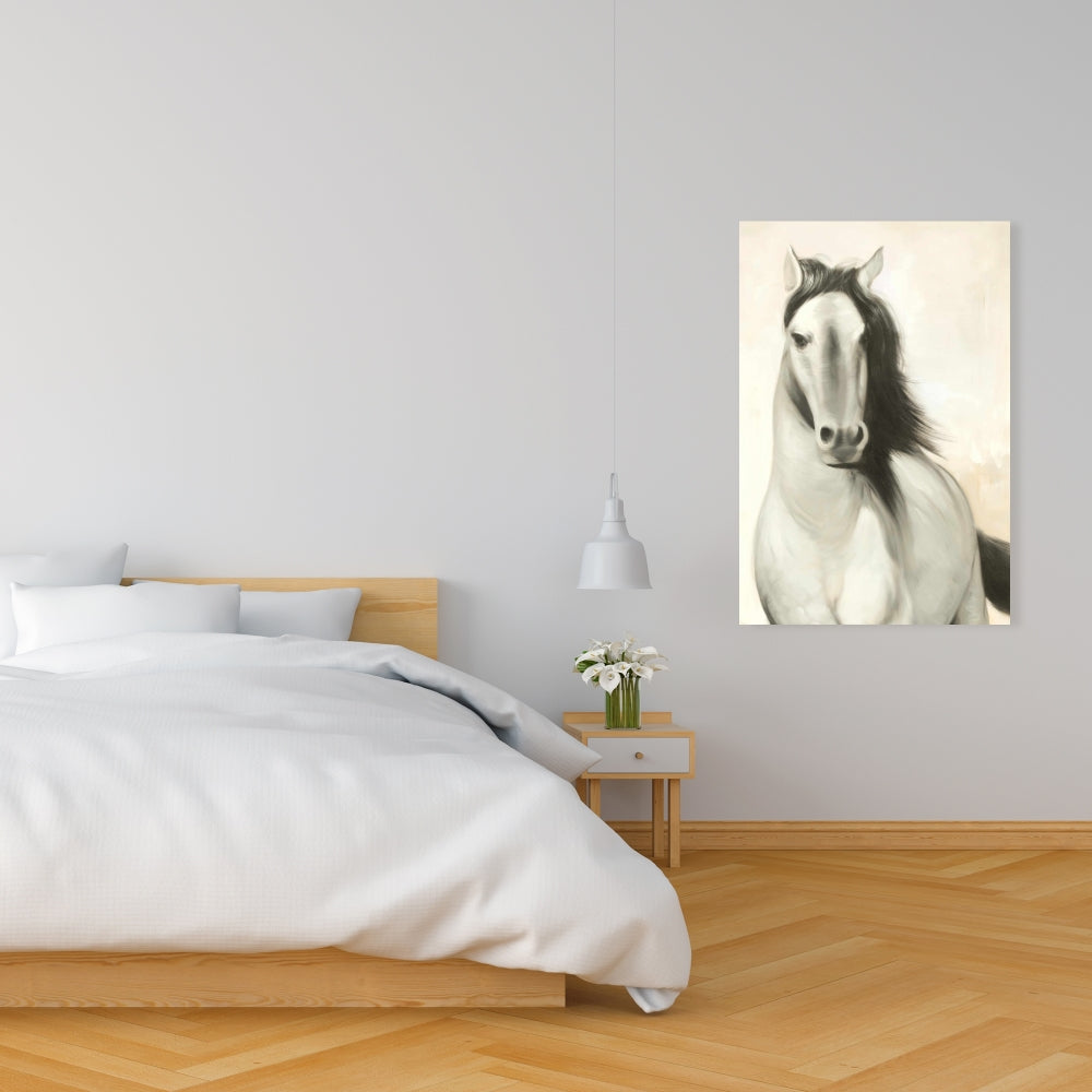 Graceful Horse Fine Art Gallery Wrapped Canvas 16x48