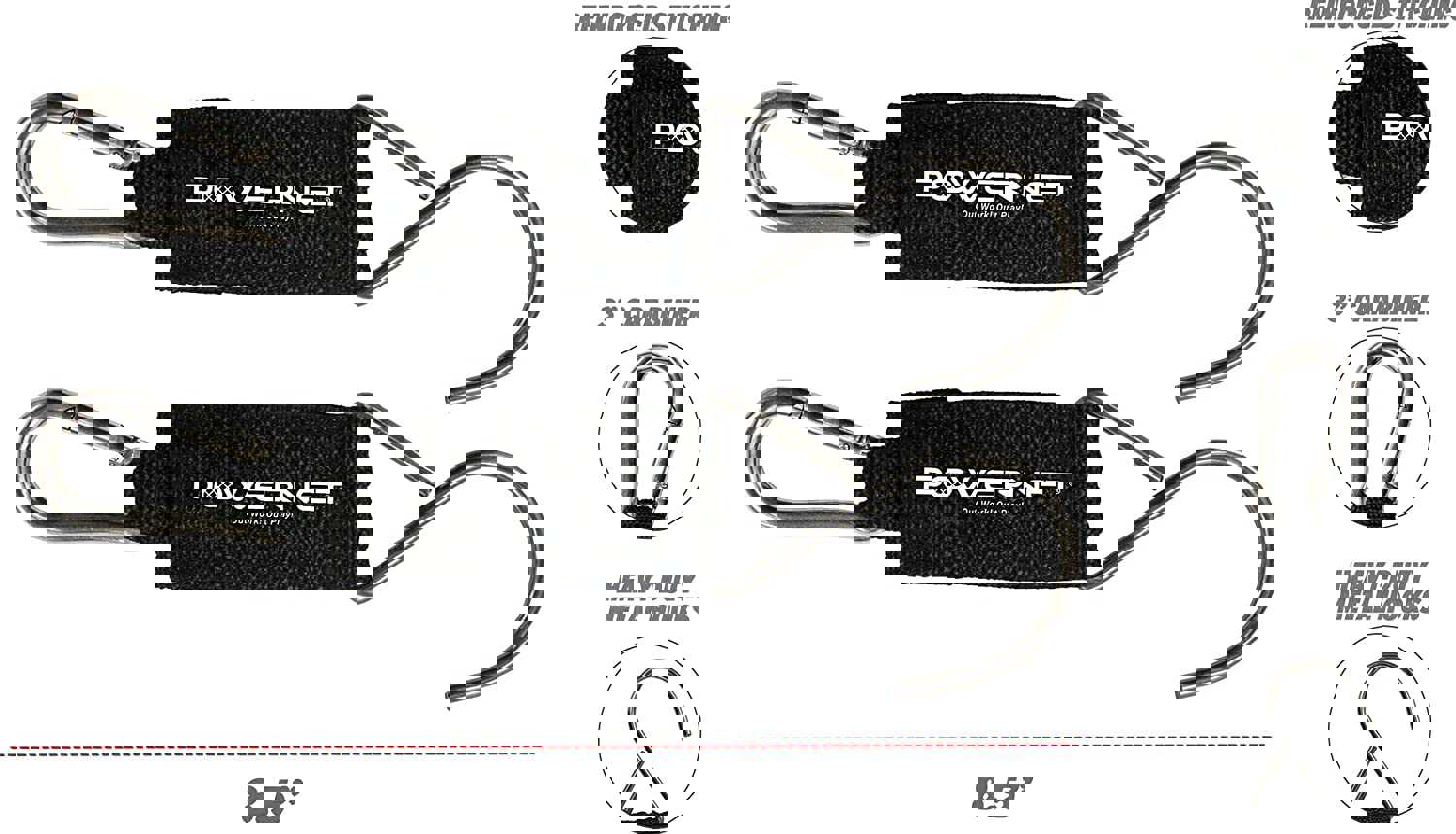 PowerNet Fence Hook 2-Pack - Convenient & Safe Gear Organizer for Sports
