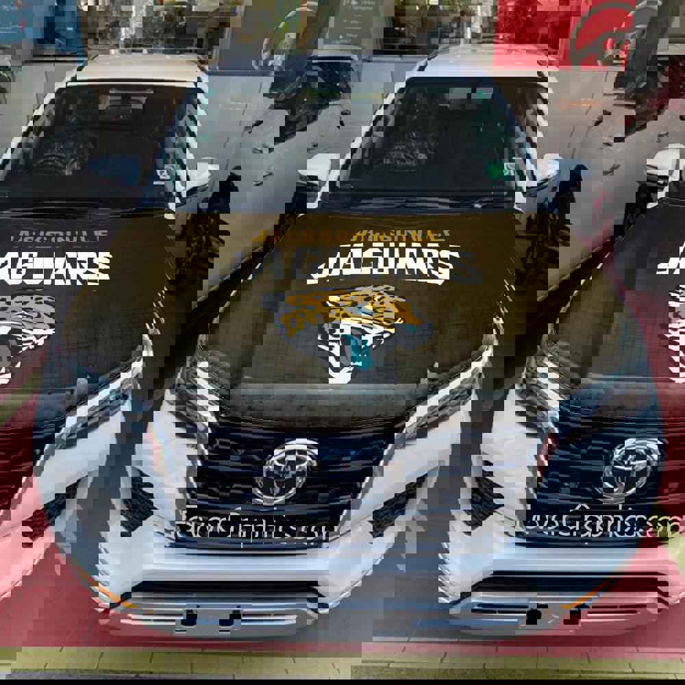 Jacksonville Jaguars Itasha Car Vinyl Hood Wrap Decal Sticker