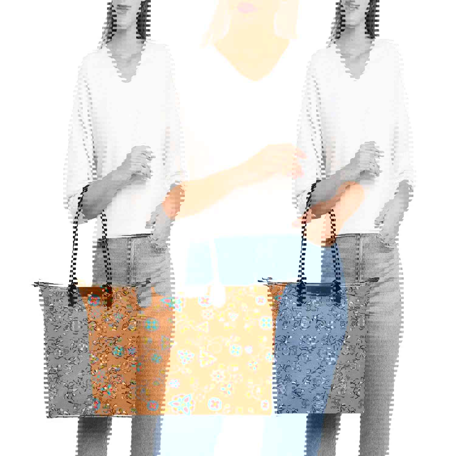 Fire Bloom Light Single-Shoulder Lady Handbag