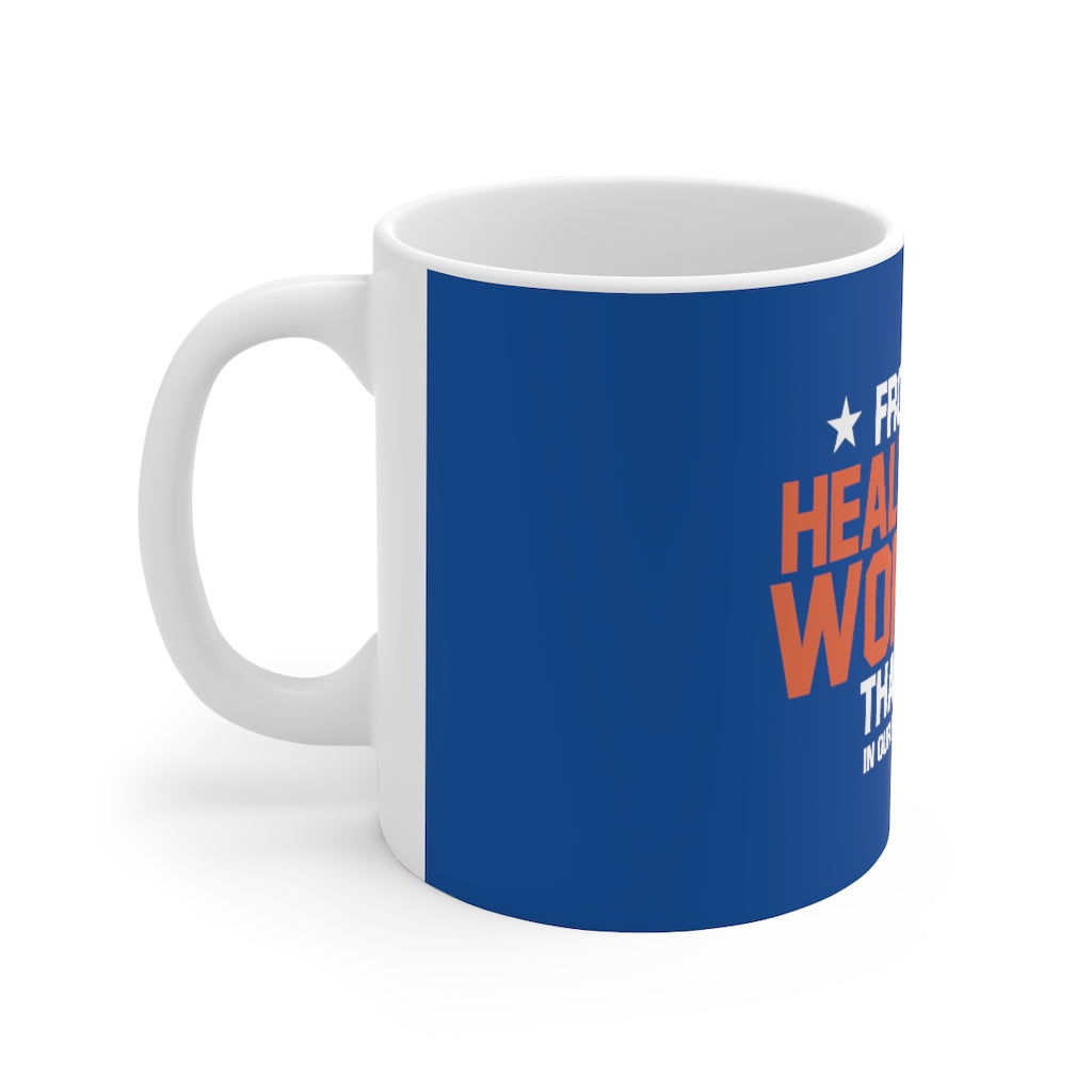 Frontline Healthcare Workers Version 2 Blue Ceramic Mug 11oz