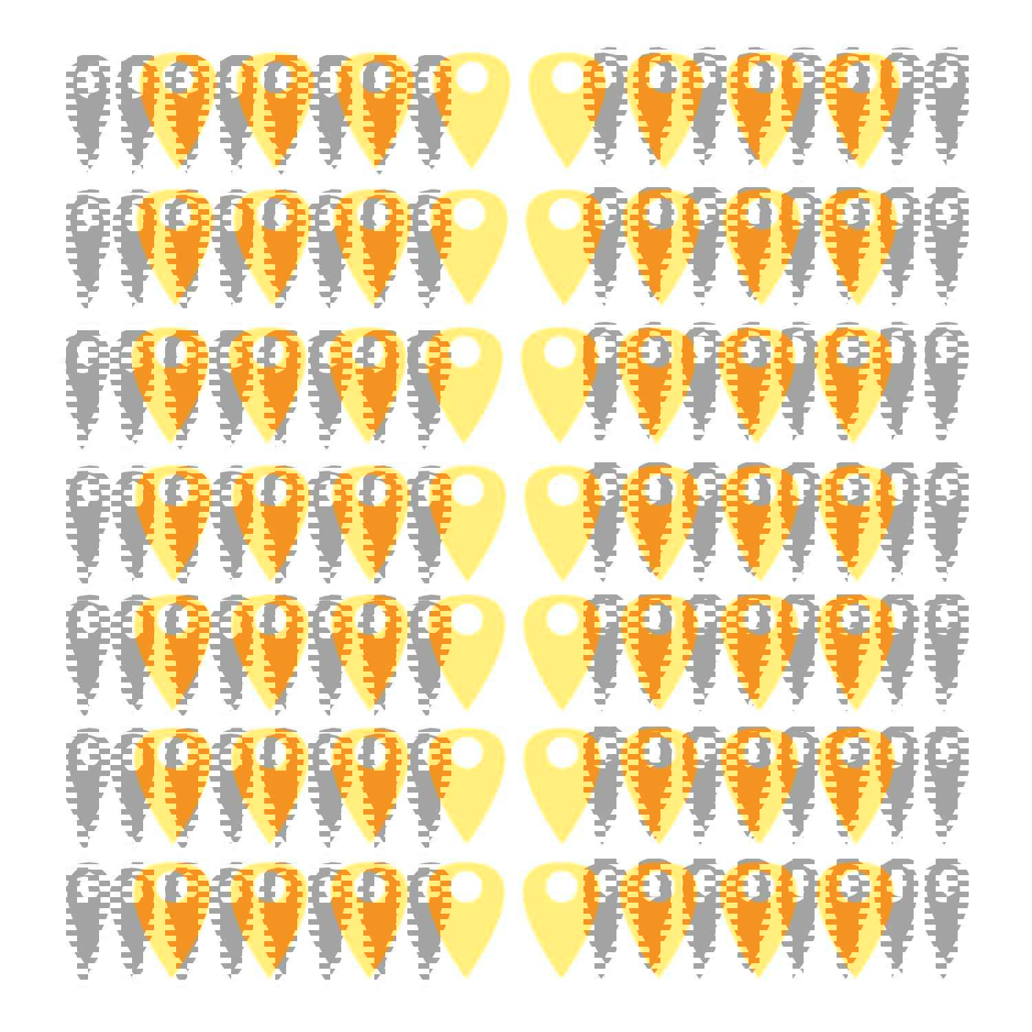 Extra Pins for World Map Decal Vinyl Wall Sticker #1272