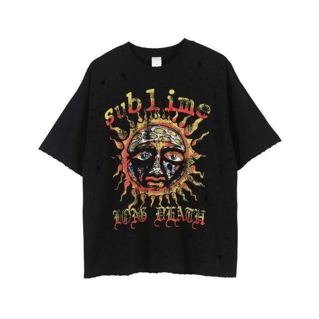 Fashion Graphic Tees - Cotton Short Sleeve O-Neck T-Shirts