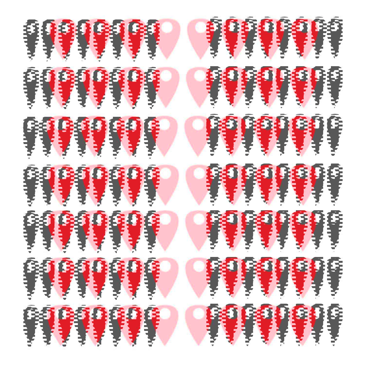 Extra Pins for World Map Decal Vinyl Wall Sticker #1272