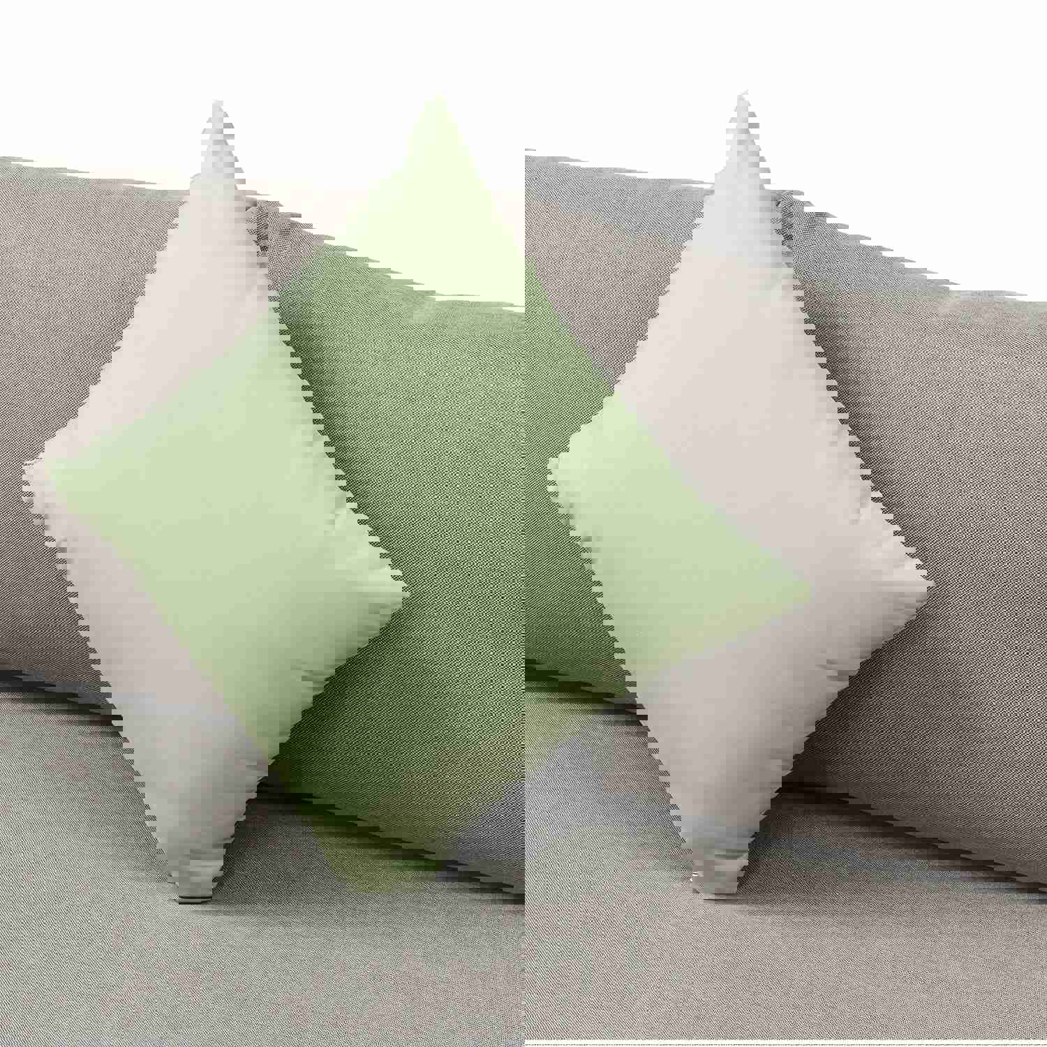 U_STYLE 5-Piece Outdoor Patio Furniture Set with Ottoman and Throw Pillows