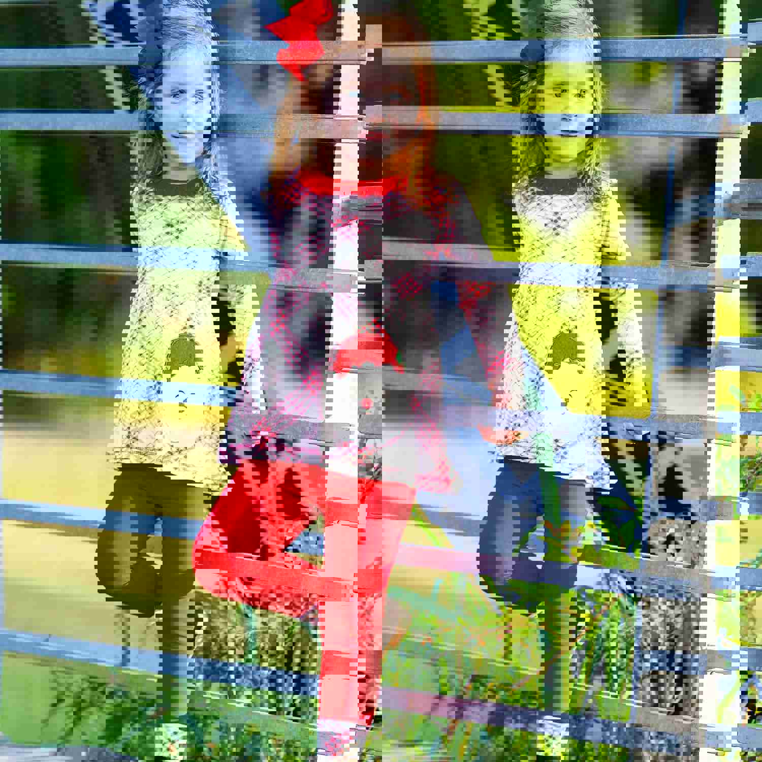 AnnLoren Girls Boutique Santa Holiday Christmas Clothing Set Outfit