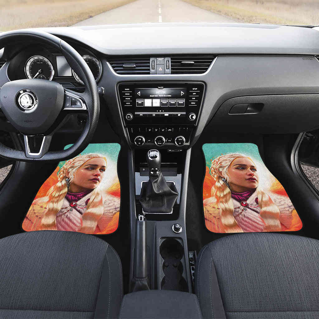 Daenerys Targaryen Car Floor Mats - Game Of Thrones Themed Car Accessories
