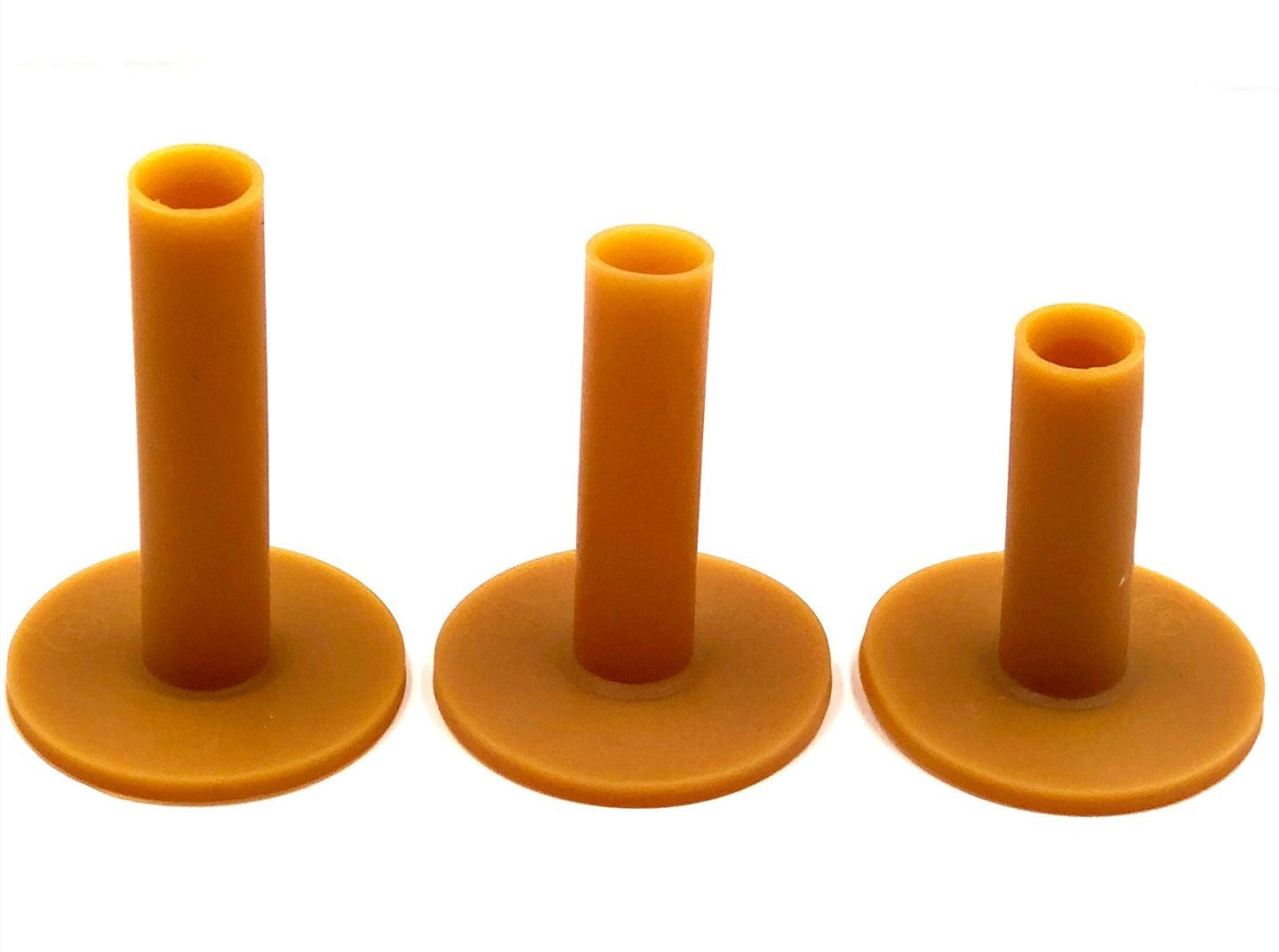 A99 Golf BRT-03 II Rubber Tee Brown 3pcs for Indoor & Outdoor Practice
