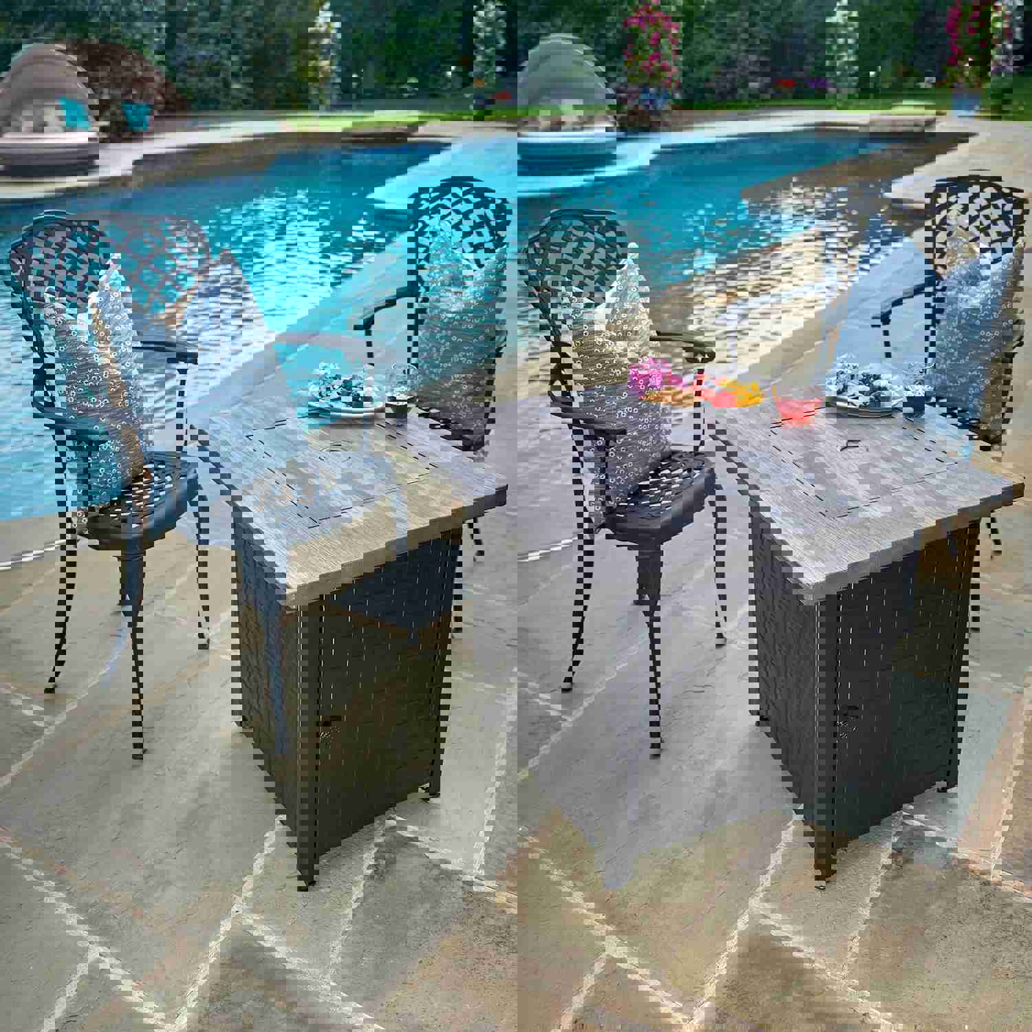 Endless Summer Lancaster Propane Gas Outdoor Fire Pit, 30 In.