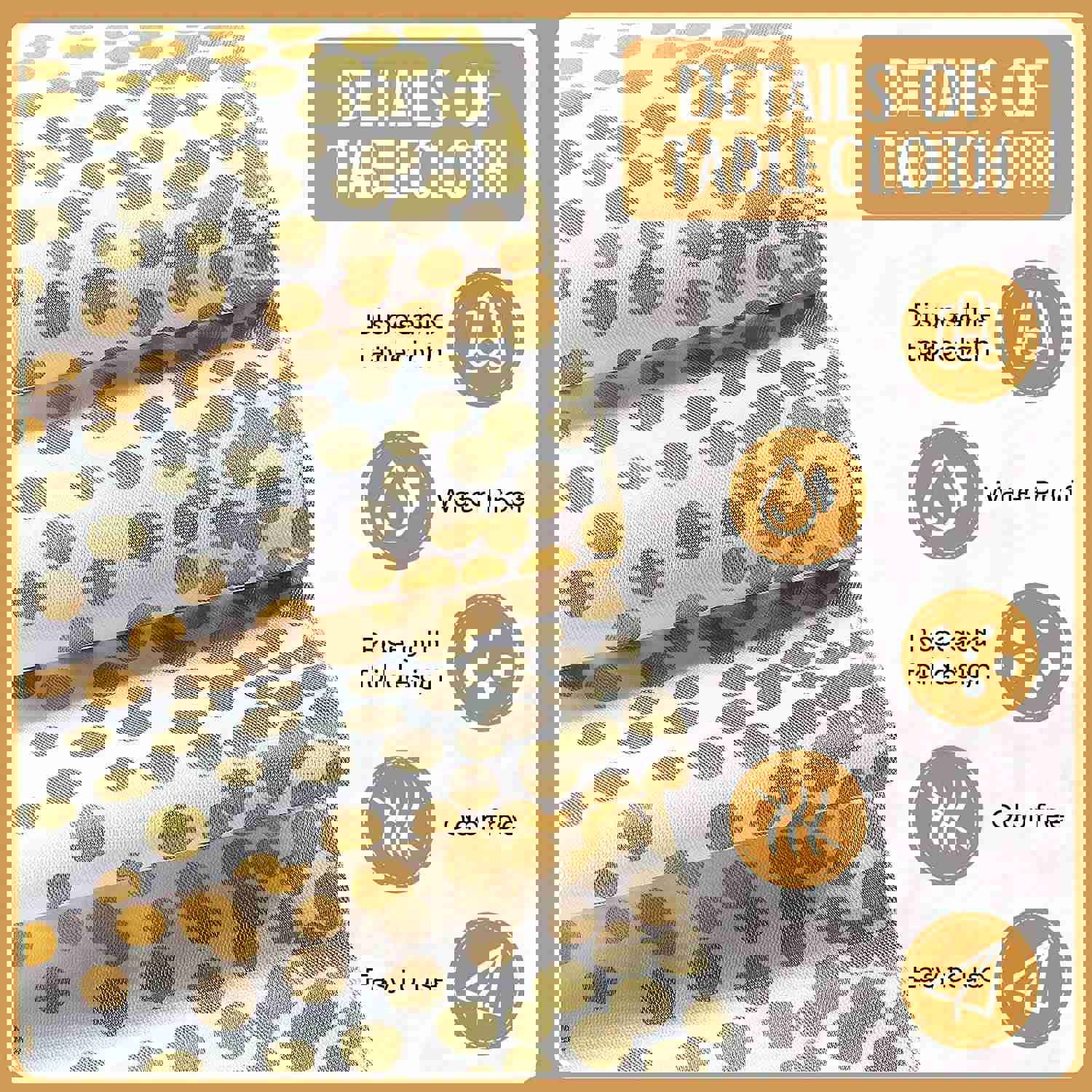 Disposable Plastic Tablecloth Rose Gold 6-Seat Table Cover 108 Inches Satin Table Runner for Wedding Party