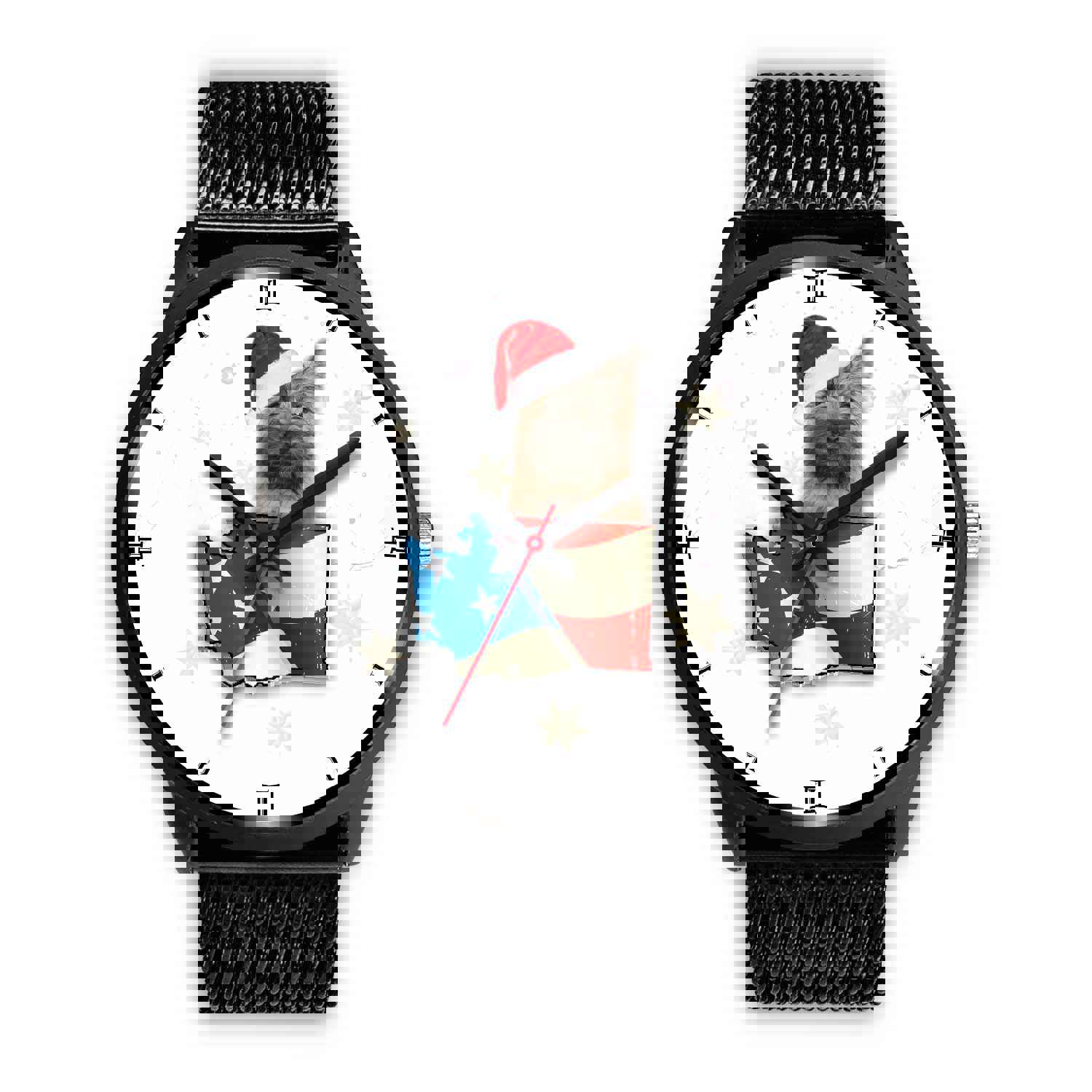 Cairn Terrier Washington Christmas Special Wrist Watch