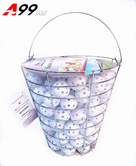 A99 Golf 120pcs Air Flow Practice Training Balls for Driving Range, Swing Practice, Indoor & Outdoor Use