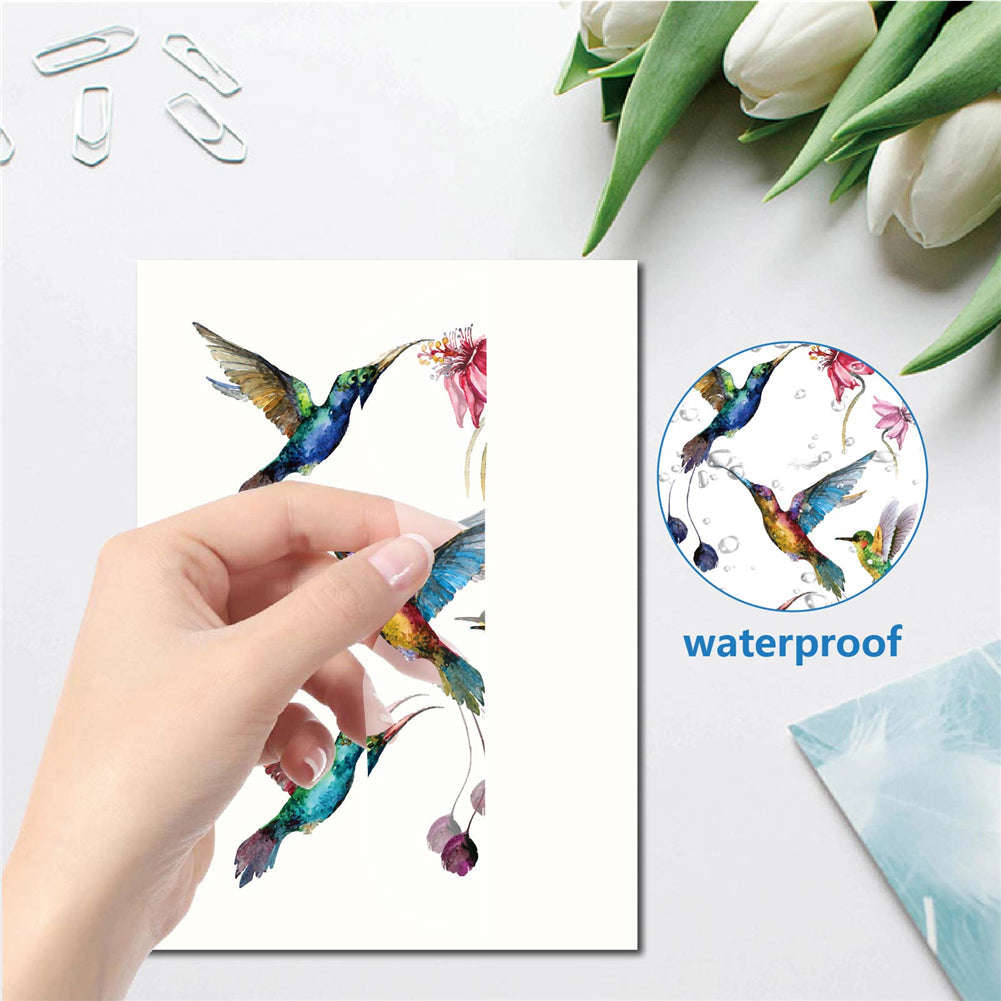 Craspire 16 Sheets 8 Styles PVC Waterproof Wall Stickers, Self-Adhesive Decals for Home Decoration