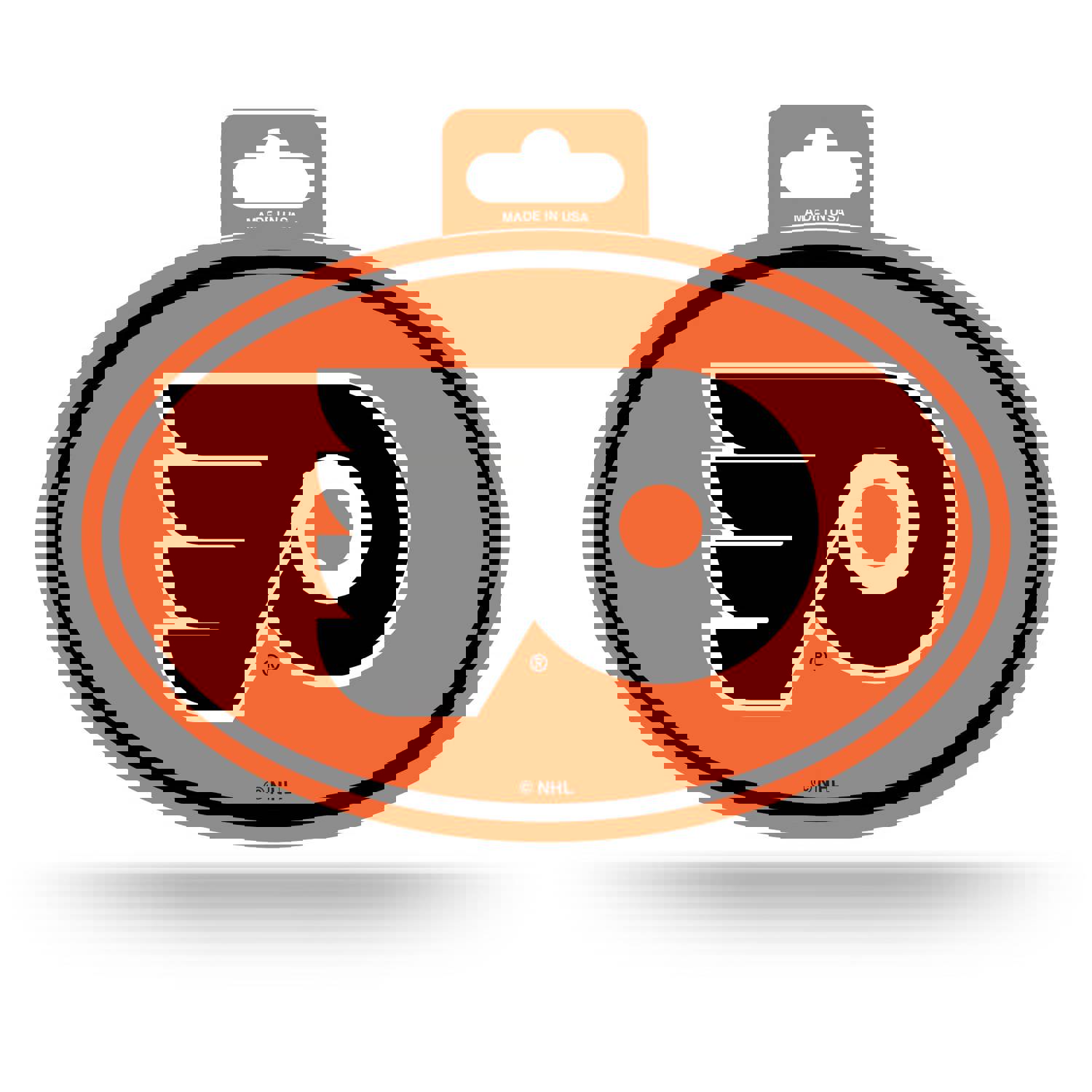 Philadelphia Flyers Oval Decal Full Color Sticker - 3.75 x 5.75 Inches - Officially Licensed