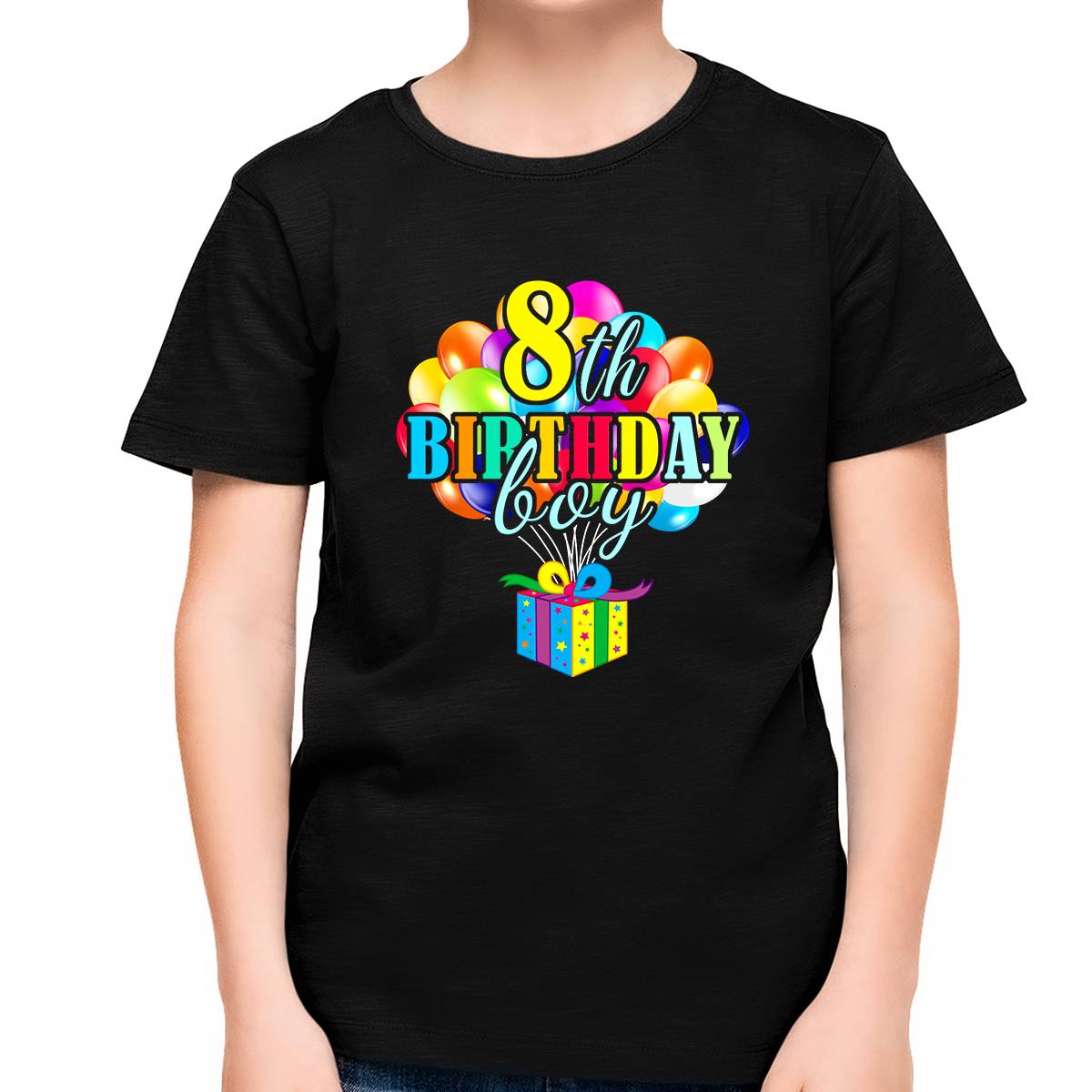 8th Birthday Boy Shirt for 8 Year Old Boys - Funny Birthday Gift