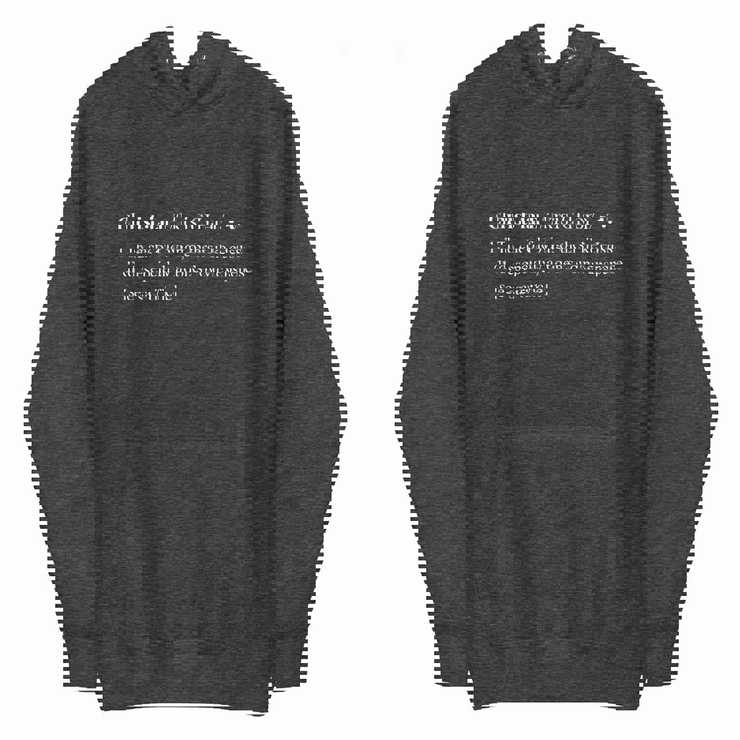 Christian Definition - Unisex Hoodie