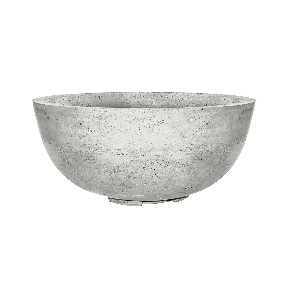 Moderno 1 Fire Bowl - Outdoor Gas Fire Pit with Lava Rocks