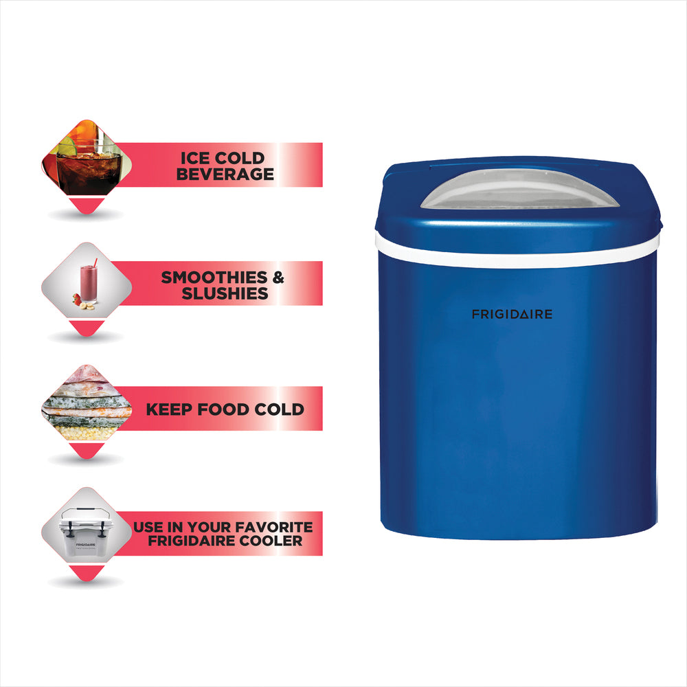 Frigidaire 26 Lb. Freestanding Ice Maker in Blue