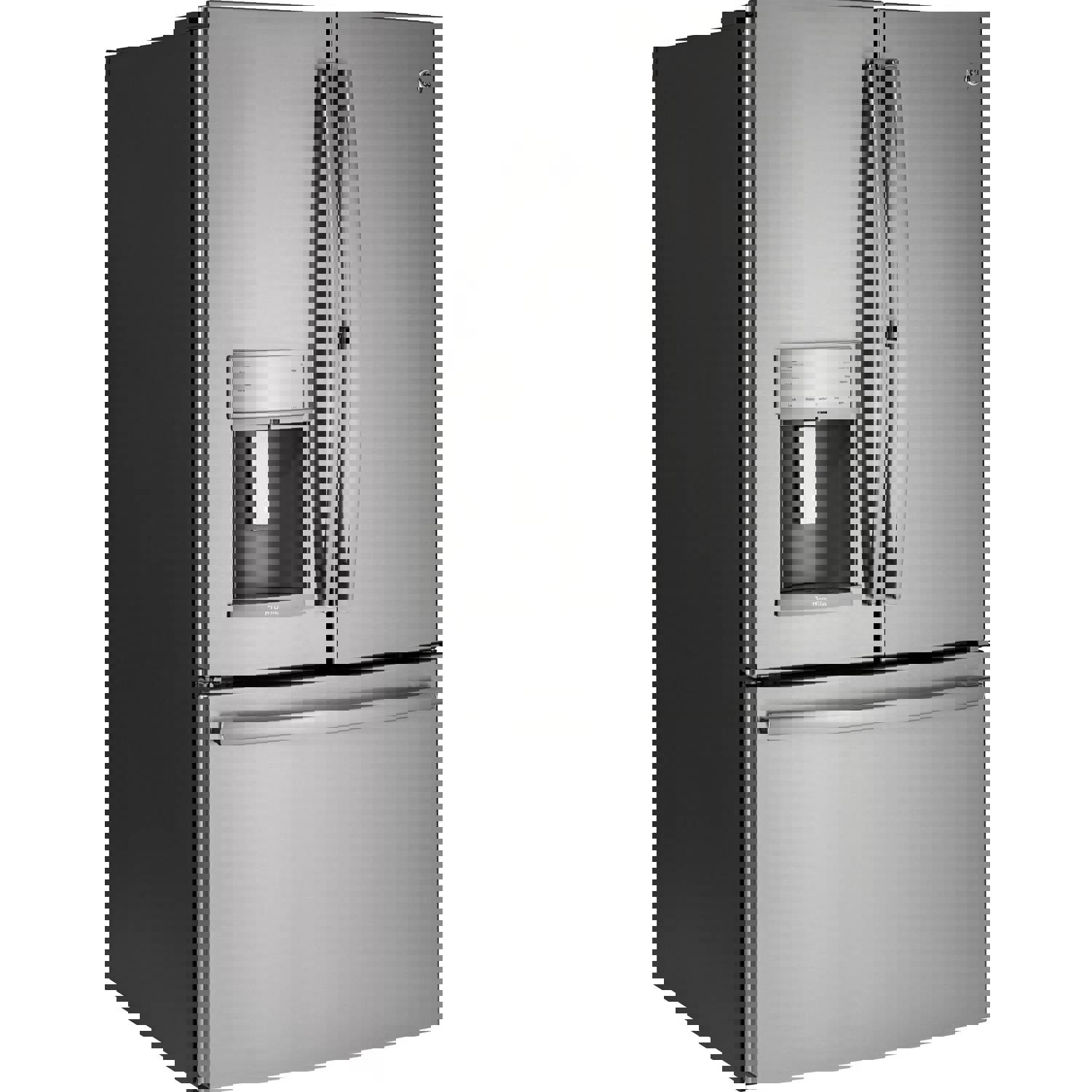 GE Profile 36-inch Counter-Depth French 3-Door Refrigerator with External Water and Ice Dispenser