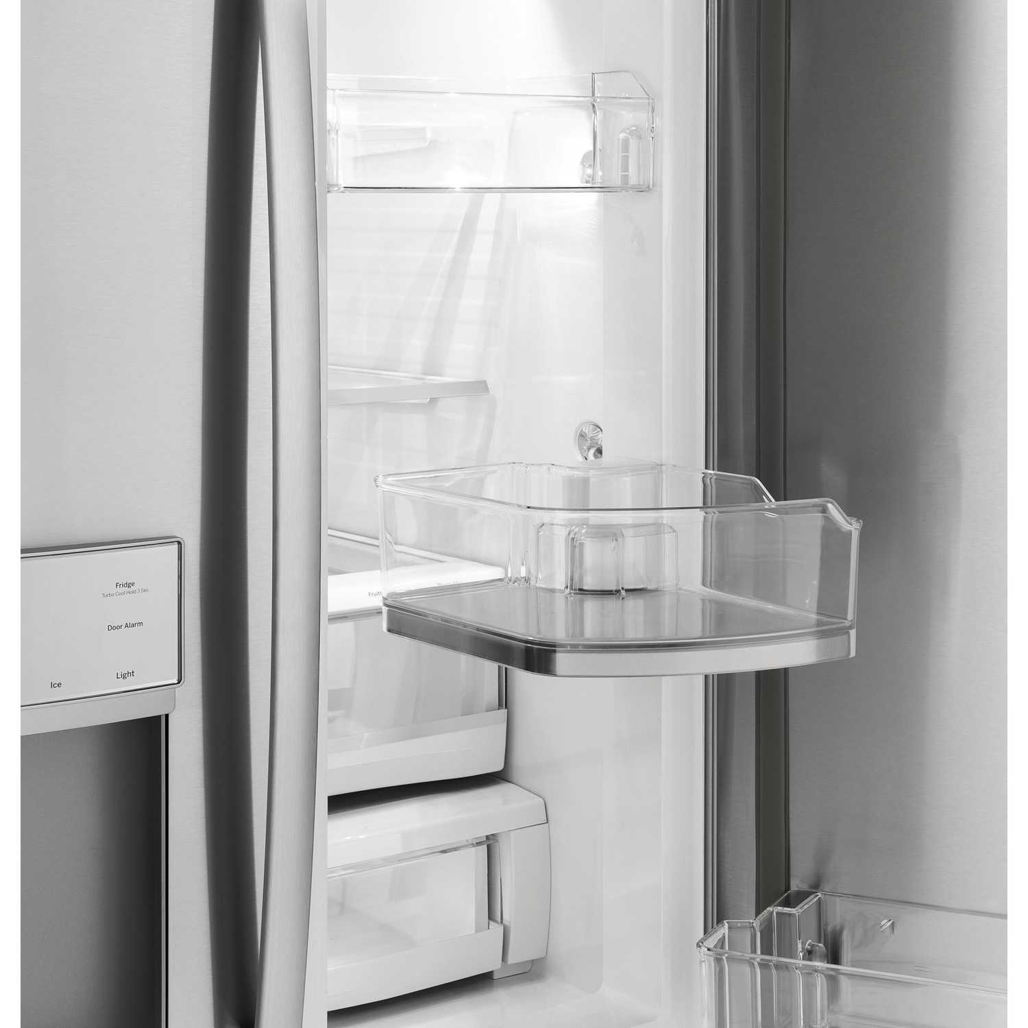 GE Profile 36-inch Counter-Depth French 3-Door Refrigerator with External Water and Ice Dispenser