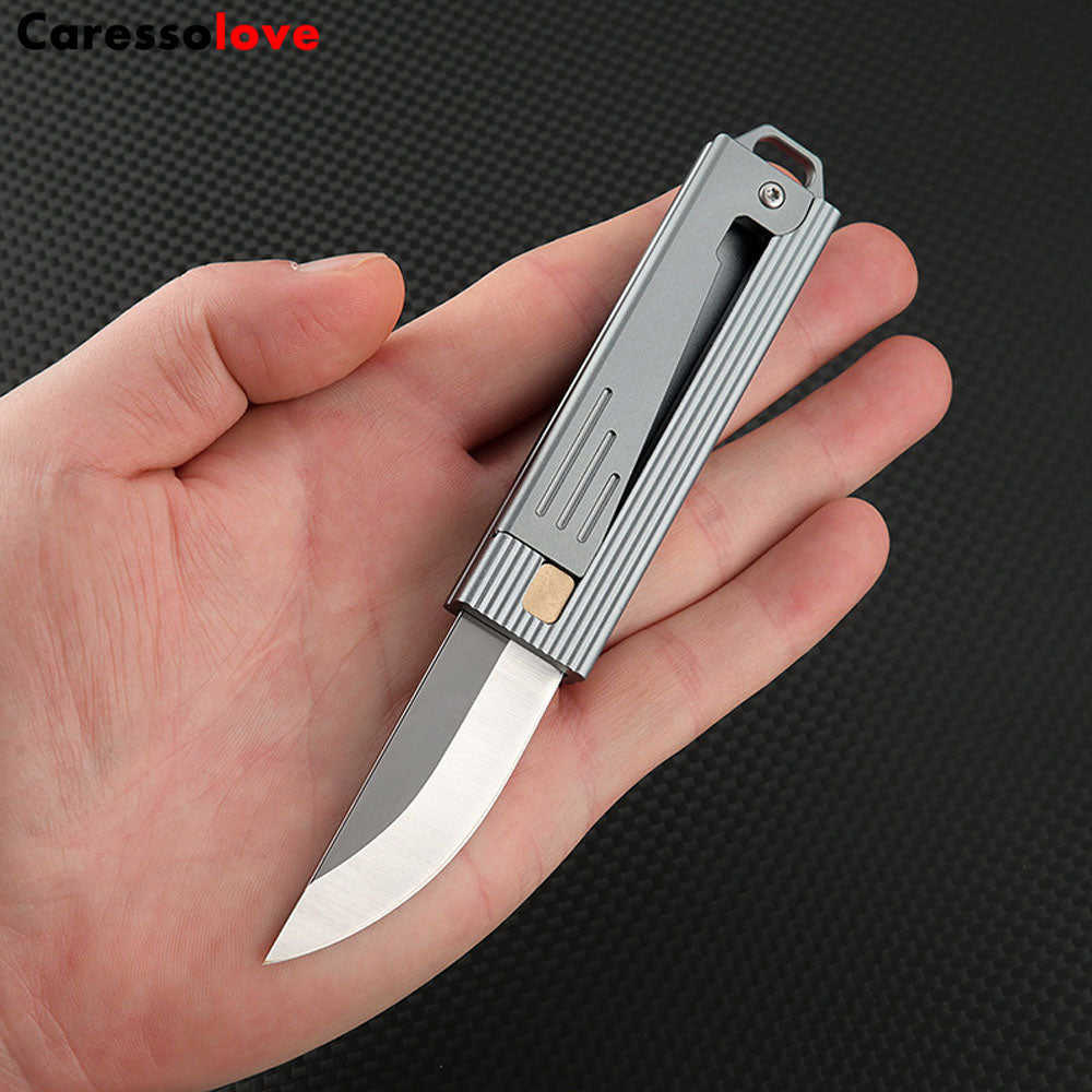 Compact Folding Pocket Knife with D2 Steel Blade for Camping and Outdoor Activities