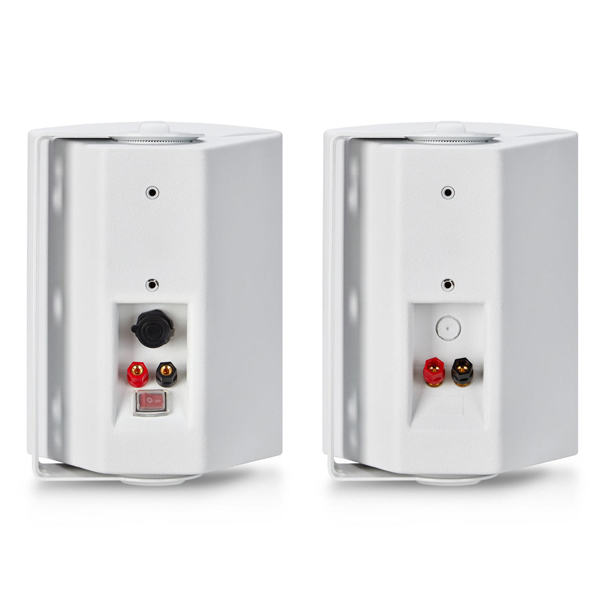 iHome iHSI-W525BT-PR-WHT 5.25" Waterproof Mountable Outdoor Bluetooth Speakers - Pair (White)