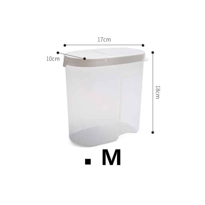 White Lid Leakproof Food Storage Container
