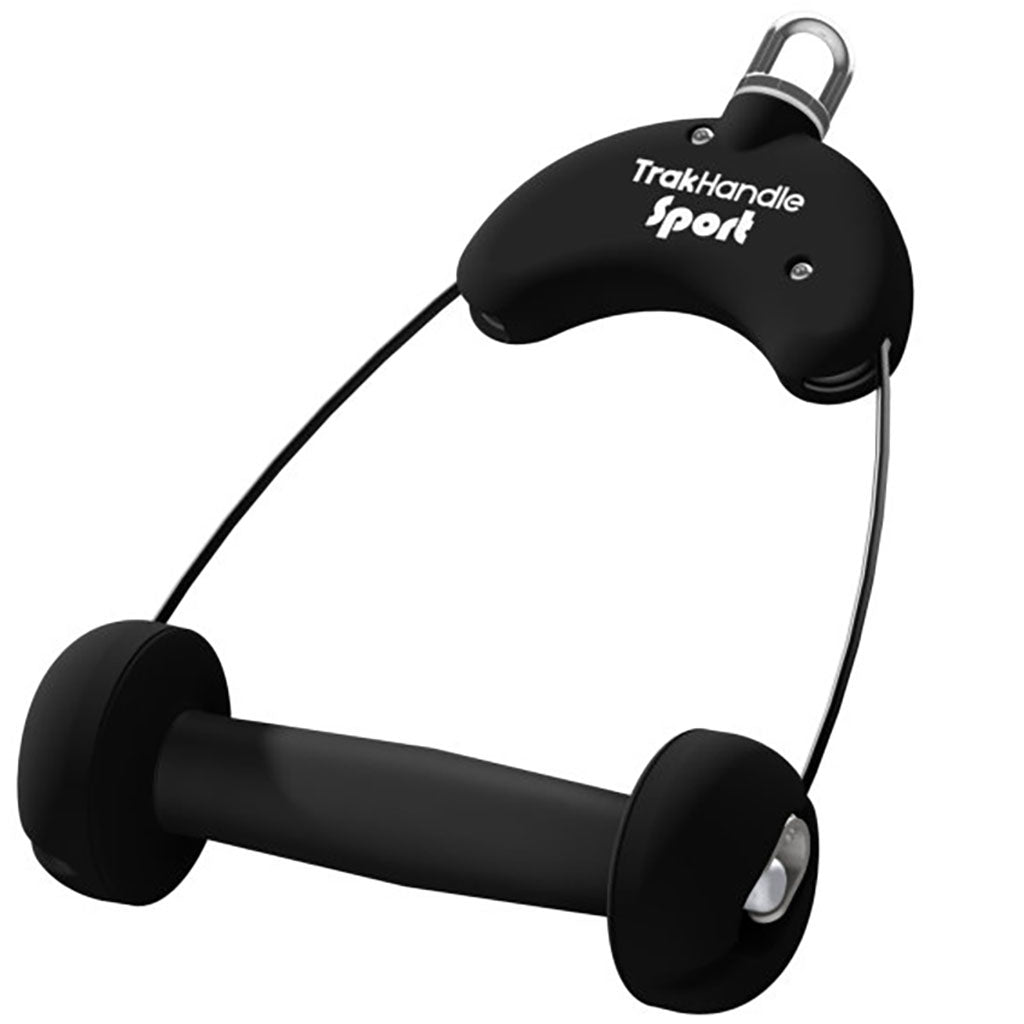 TrakHandle Sport Cable Attachment Black - Premium Exercise Handle for Cable Equipment