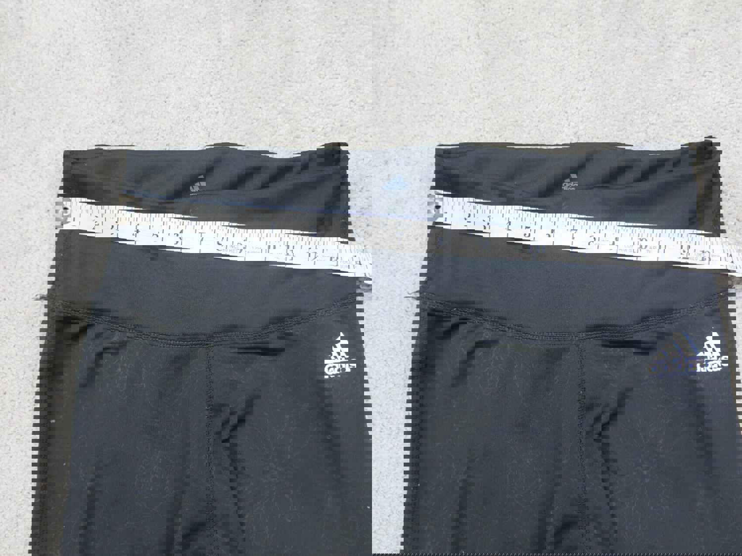 Adidas Women's Medium Black Climalite Yoga Leggings with Swoosh Logo