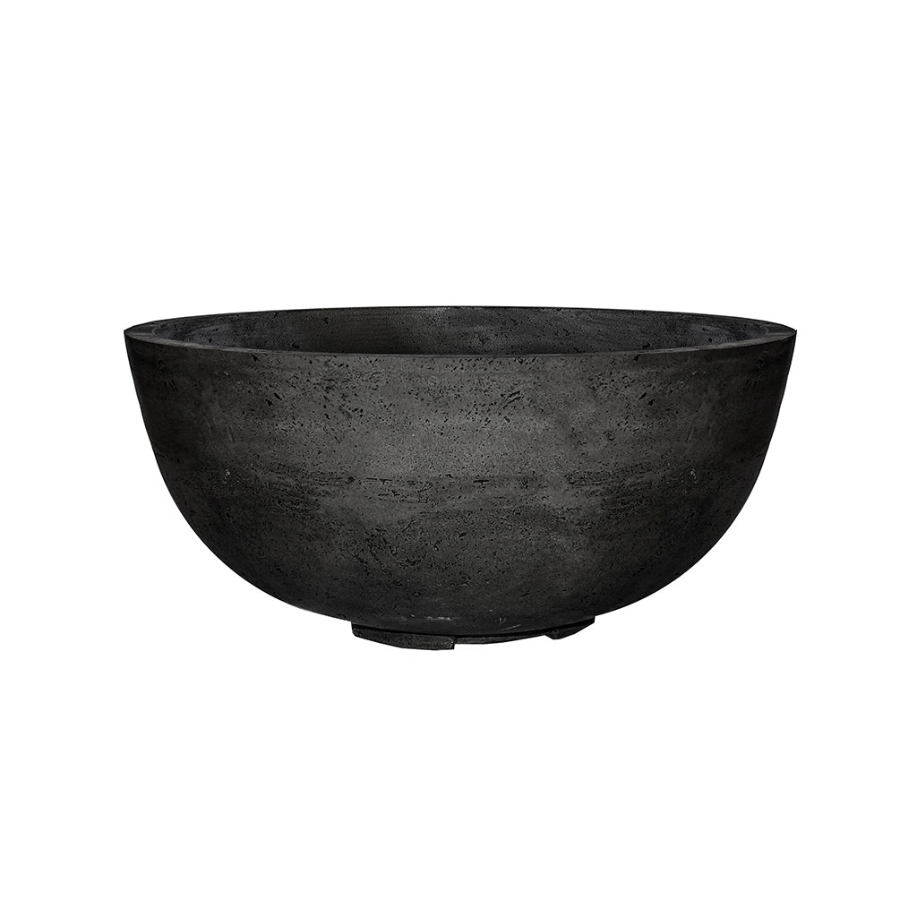 Moderno 1 Fire Bowl - Outdoor Gas Fire Pit with Lava Rocks
