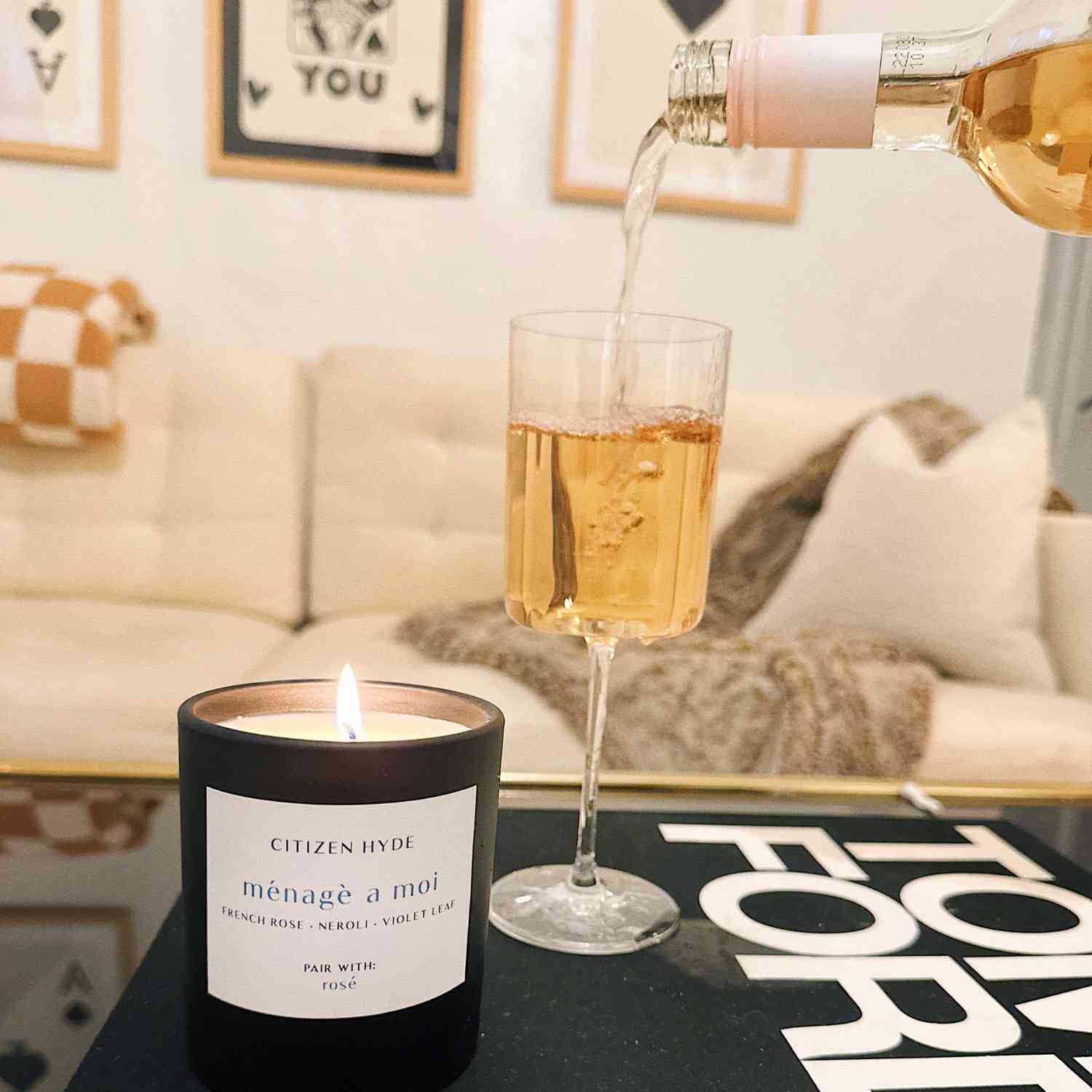 Dope Citizen Hyde Candle, Pair with Sativa - Fresh & Woodsy Scent