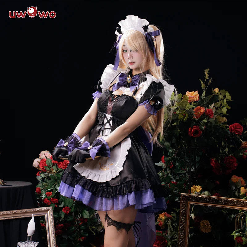 UWOWO Fischl Cosplay Maid Costume - Genshin Impact Fanart