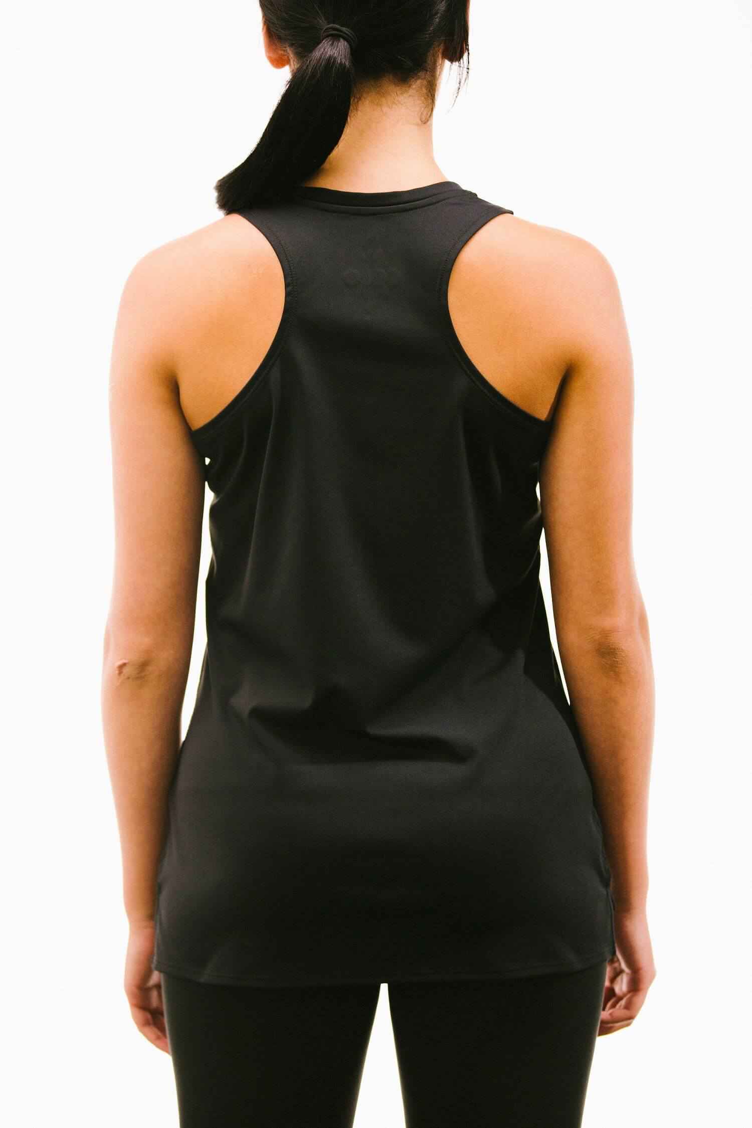 Black Sustainable & Ethical Fashion Fitness Tank