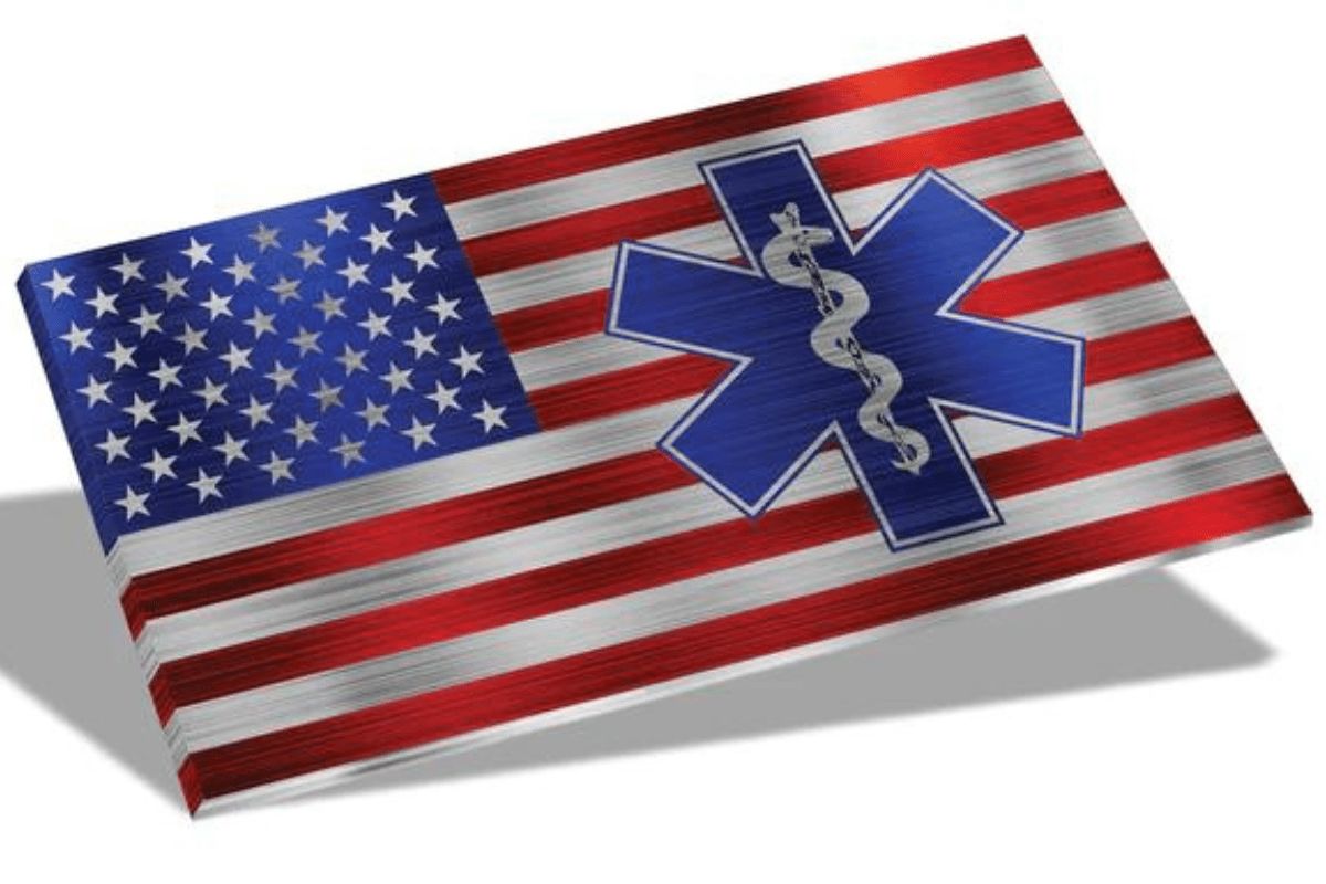 Metal Art of Wisconsin Indoor/Outdoor Hero Flags - High-Quality Brushed Aluminum