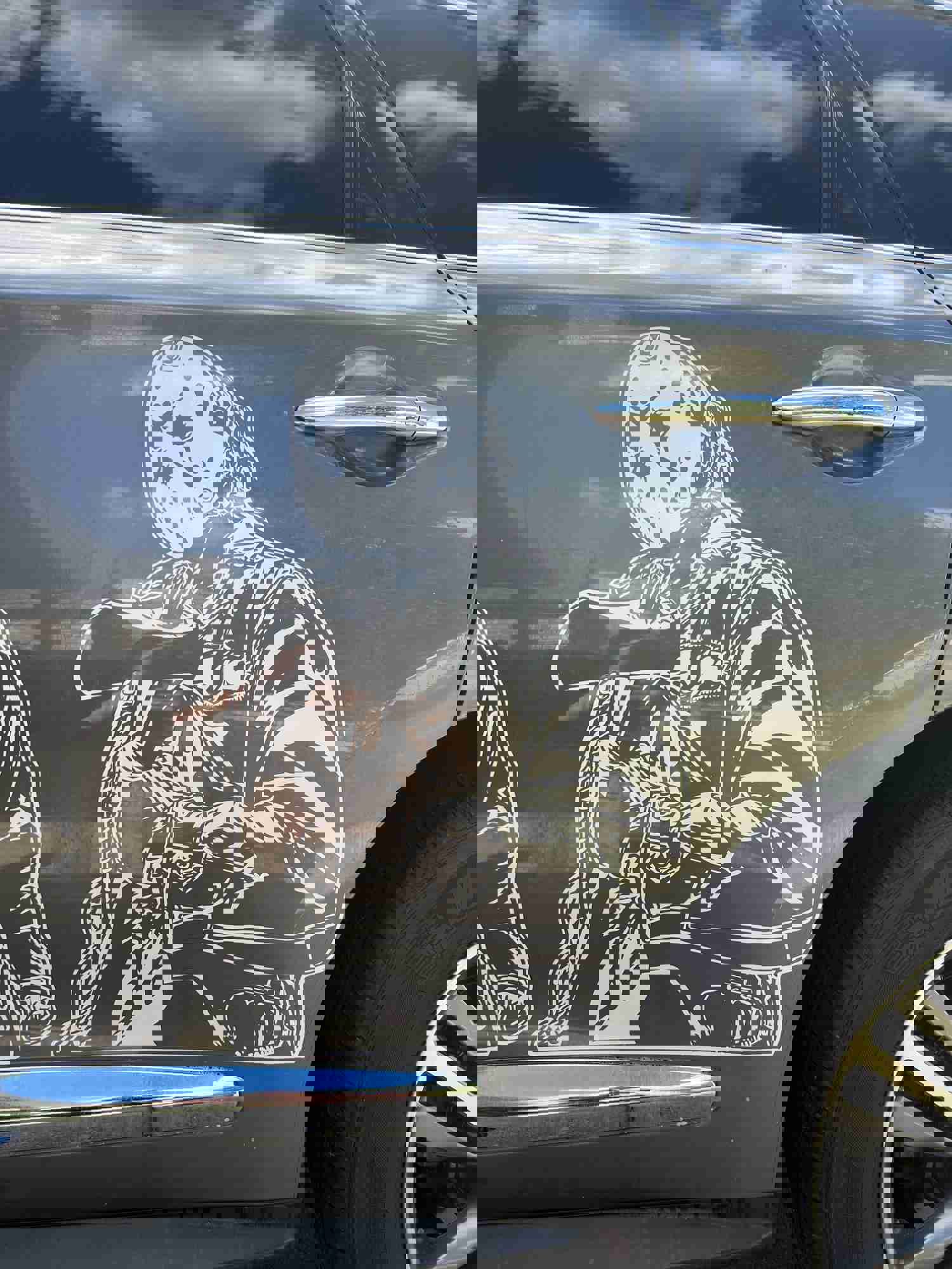 Jason V Car Graphic Anime Vinyl Decal - Removable Stickers for Cars & Trucks - Perfect Gift for Birthdays & Father's Day