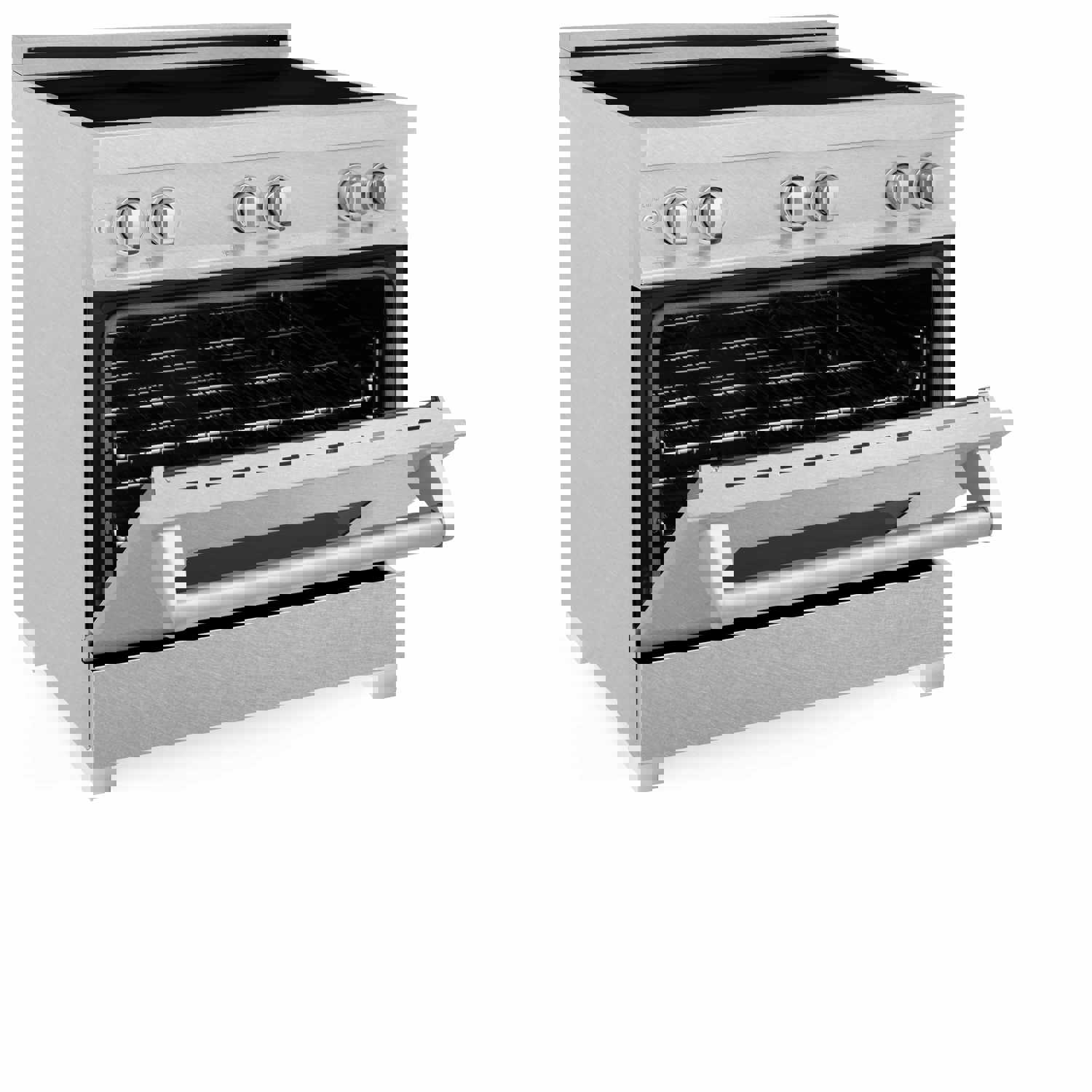 ZLINE 36-Inch 4.6 cu. ft. Induction Range with 4-Element Stove & Electric Oven in DuraSnow Stainless Steel