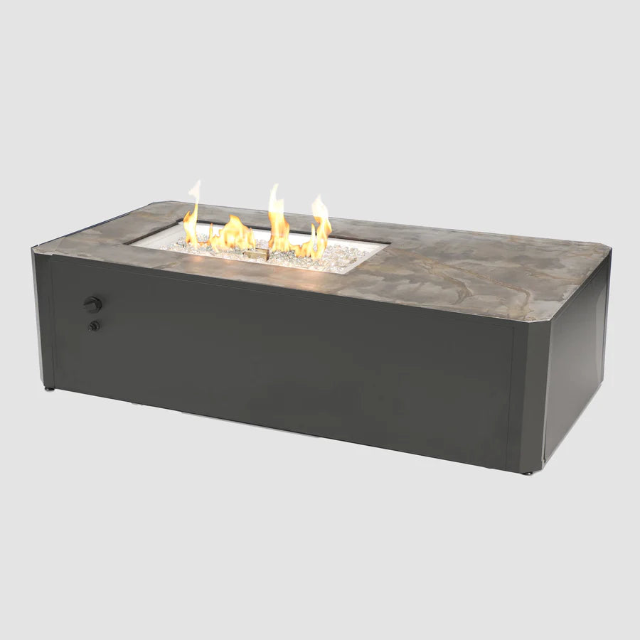 Outdoor Greatroom Co Kinney 55-Inch Rectangular Gas Fire Pit Table