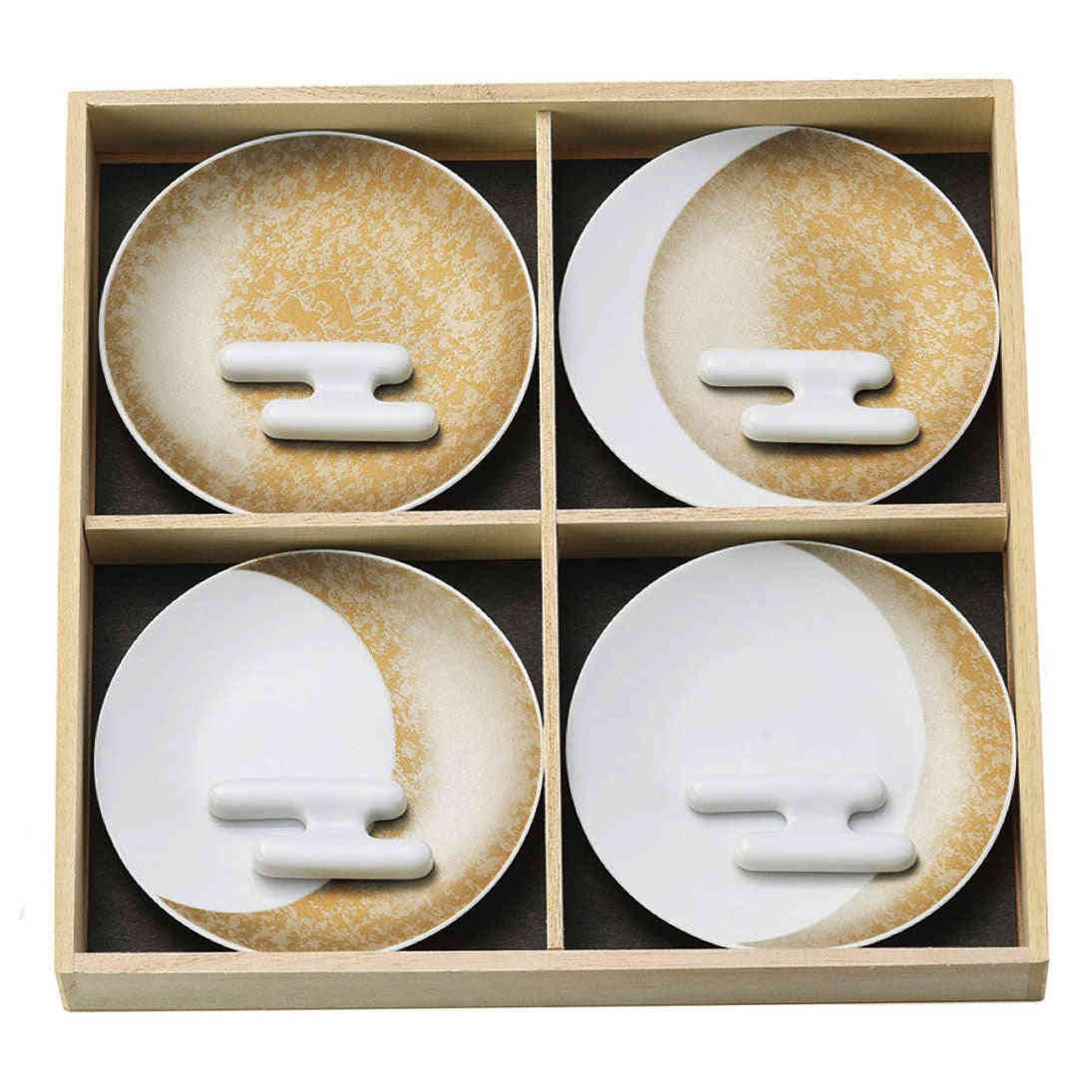 New Moon Plate & Chopstick Rest Gift Set