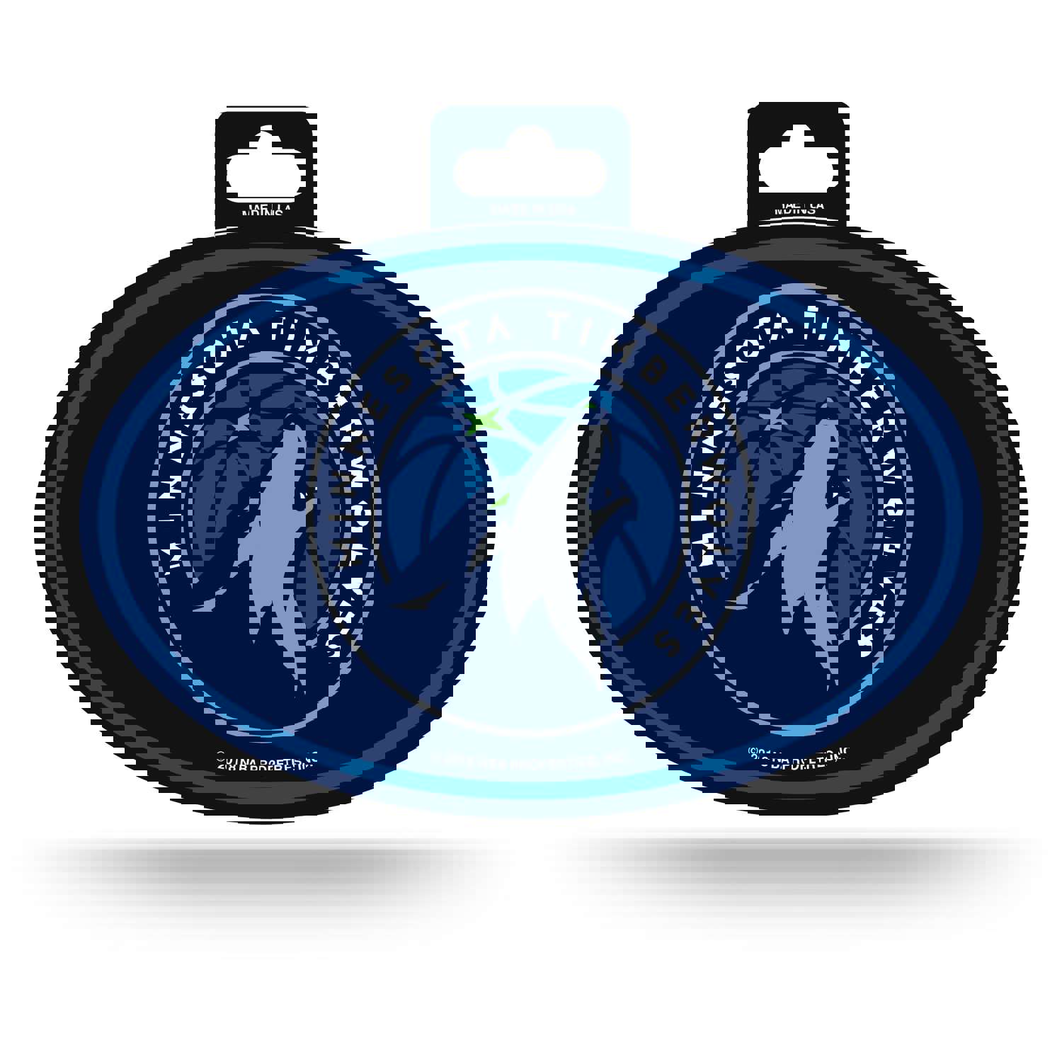 Minnesota Timberwolves Oval Decal Full Color Sticker - 3.75 x 5.75 Inches - Officially Licensed