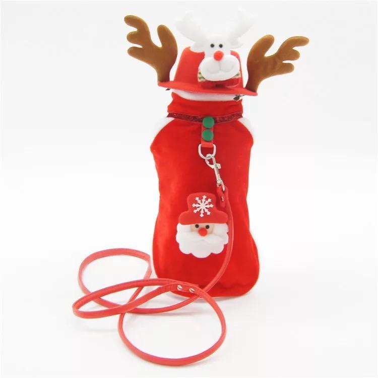 Warm Winter Christmas Pet Dog Clothes Coat Jacket Santa Costume for Small Medium Dogs and Cats