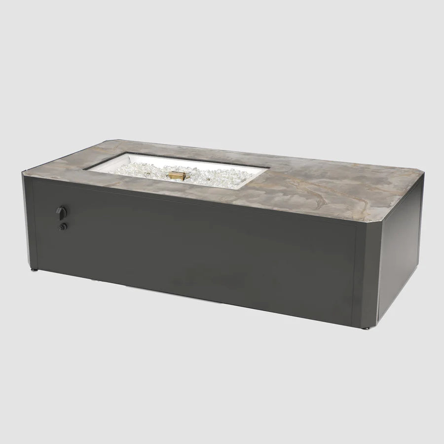 Outdoor Greatroom Co Kinney 55-Inch Rectangular Gas Fire Pit Table