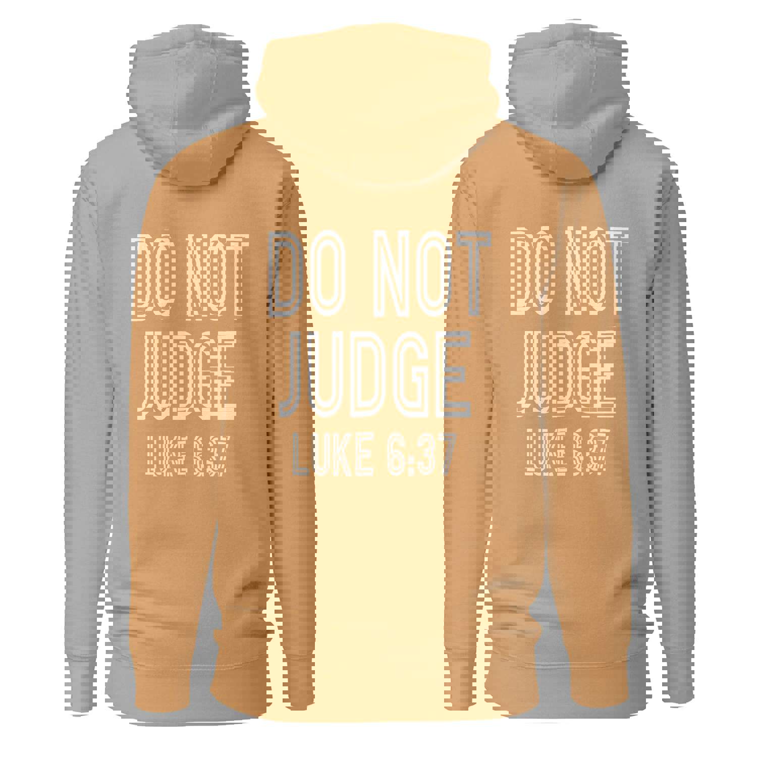 Christian Jesus is Lord Do Not Judge Two Sided Hoodie