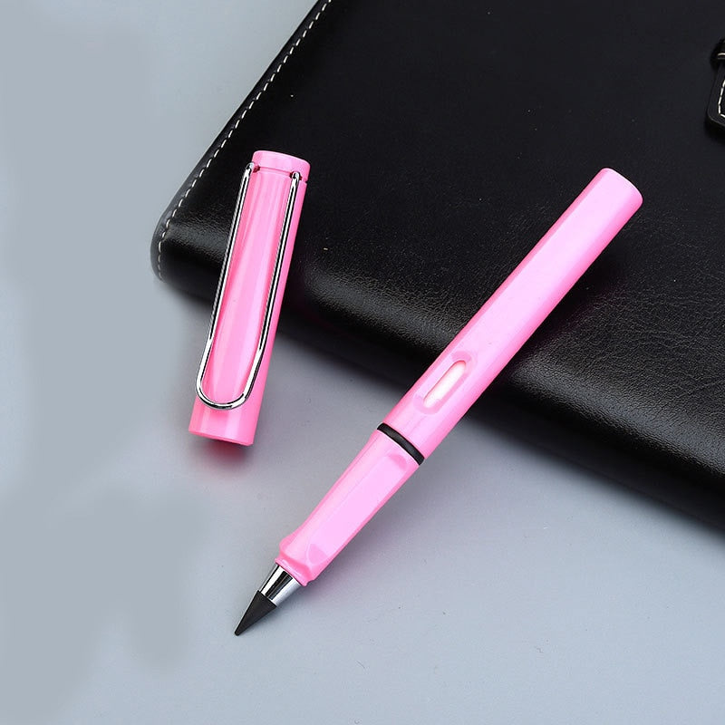 Unlimited Writing Infinity Pencil - No Ink Novelty Pen for Art, Sketch, and School Supplies