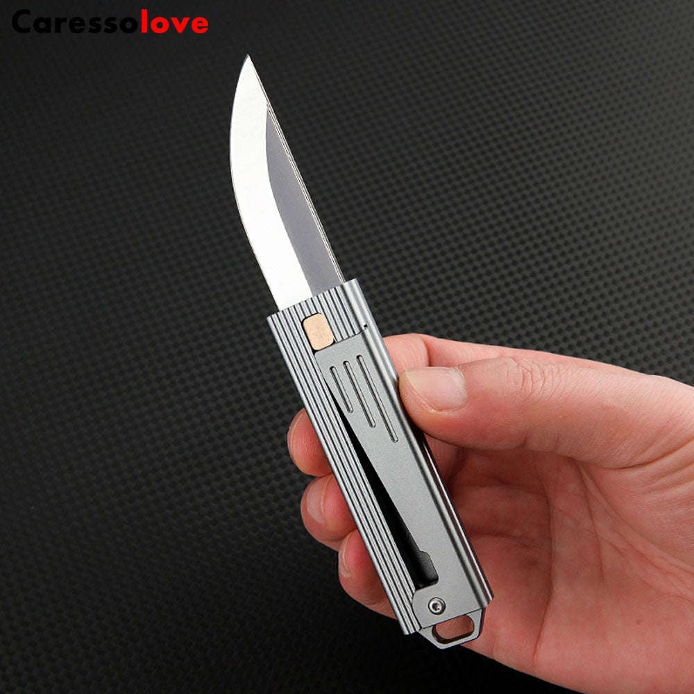 Compact Folding Pocket Knife with D2 Steel Blade for Camping and Outdoor Activities