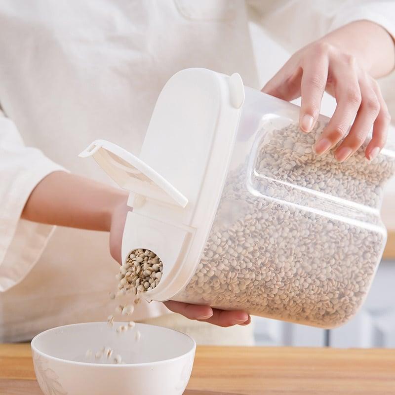 White Lid Leakproof Food Storage Container