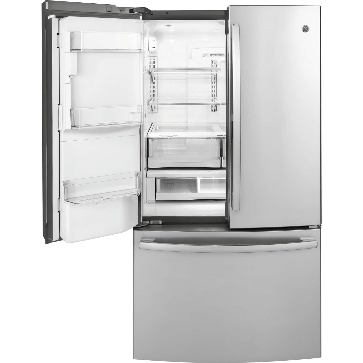 GE Profile 36-inch Counter-Depth French 3-Door Refrigerator with External Water and Ice Dispenser