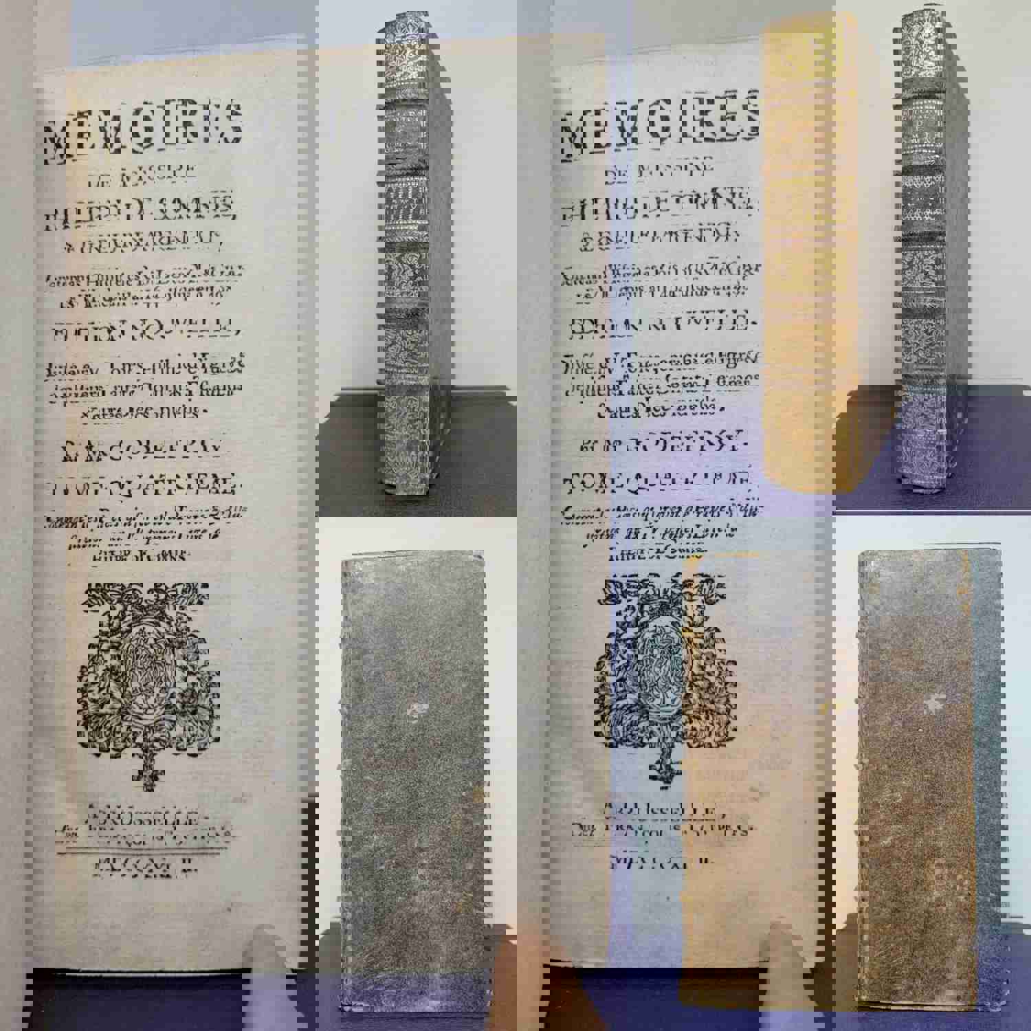 Memoires de Messire Philippe de Comines, Seigneur dArgenton, Tome Quatrieme (1723 Edition)