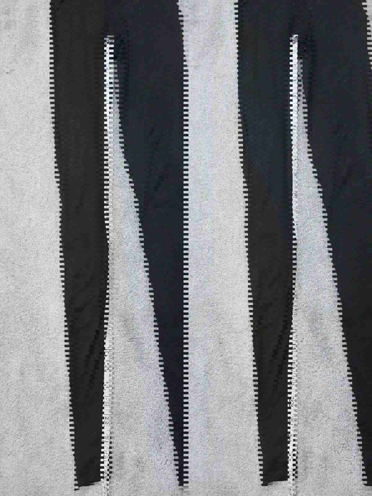 Adidas Women's Medium Black Climalite Yoga Leggings with Swoosh Logo